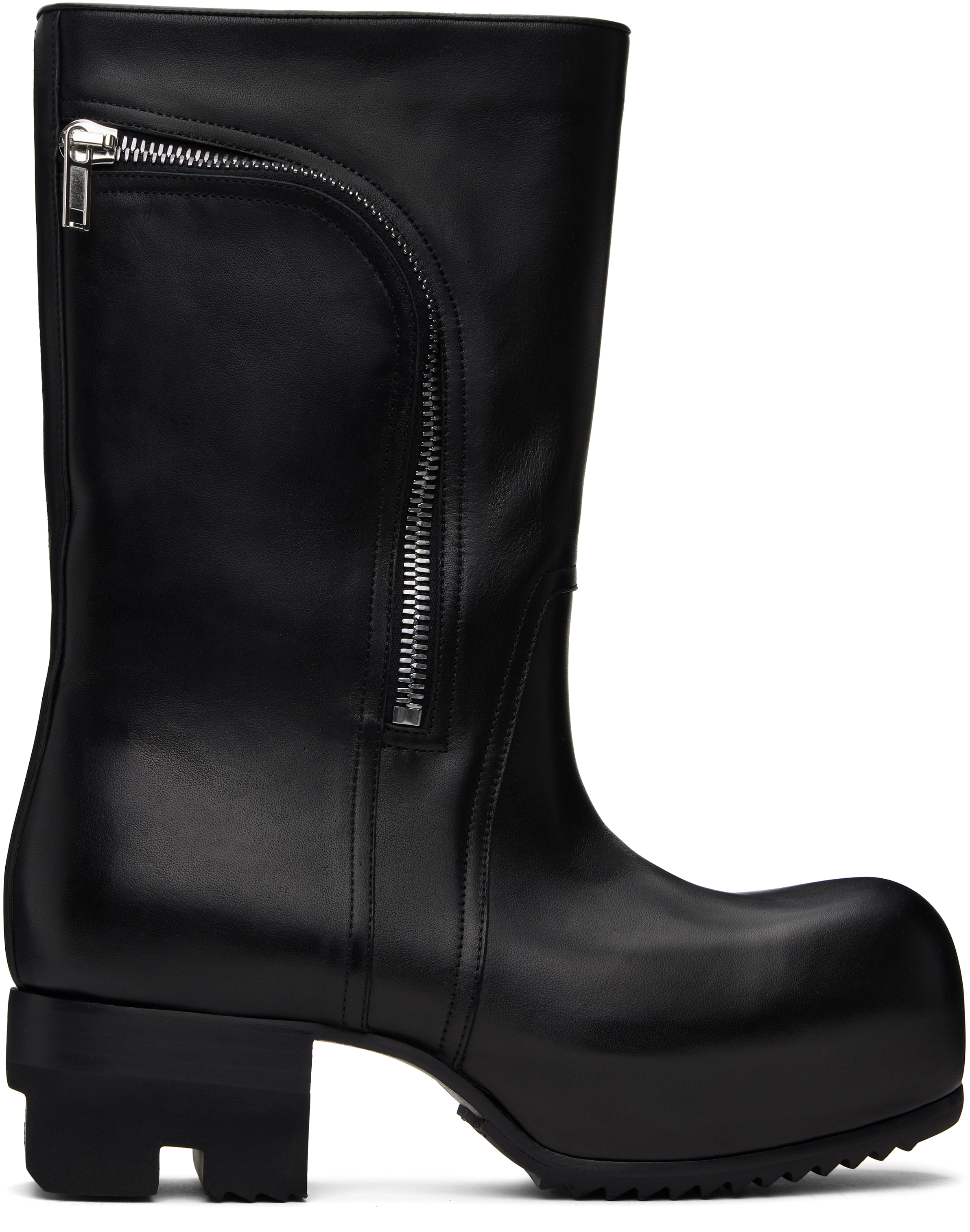 Rick Owens: ブラック Hollywood Bahaus Ballast ブーツ