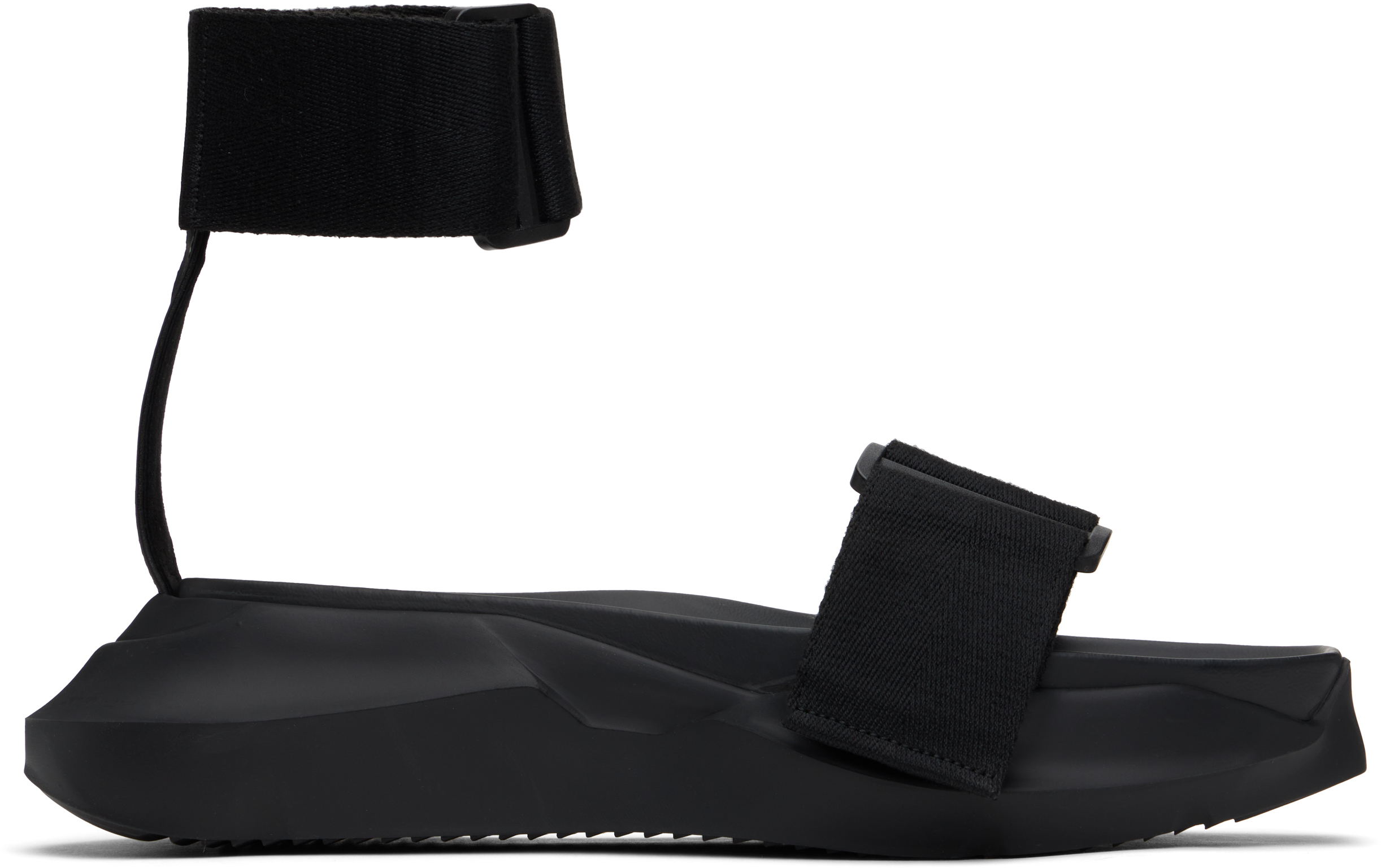 RICK OWENS 25SS Hollywood Strap Spartan Geth サンダル Rick Owens Round-headed Sandals In Black | ModeSens