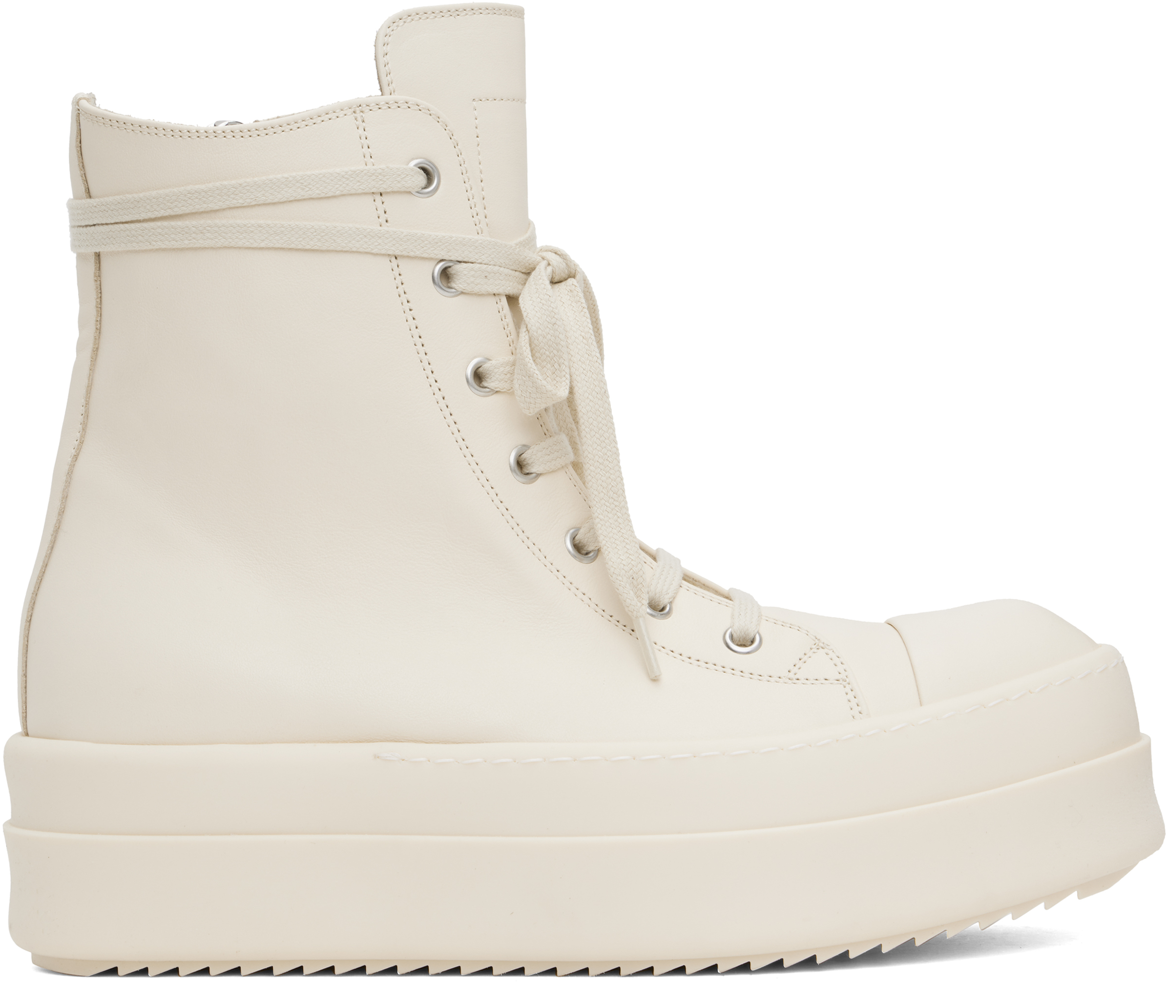 Rick Owens: Off-White Hollywood Mega Bumper Sneaks Sneakers Rick Owens: Off-White Hollywood Mega Bumper Sneaks Sneakers