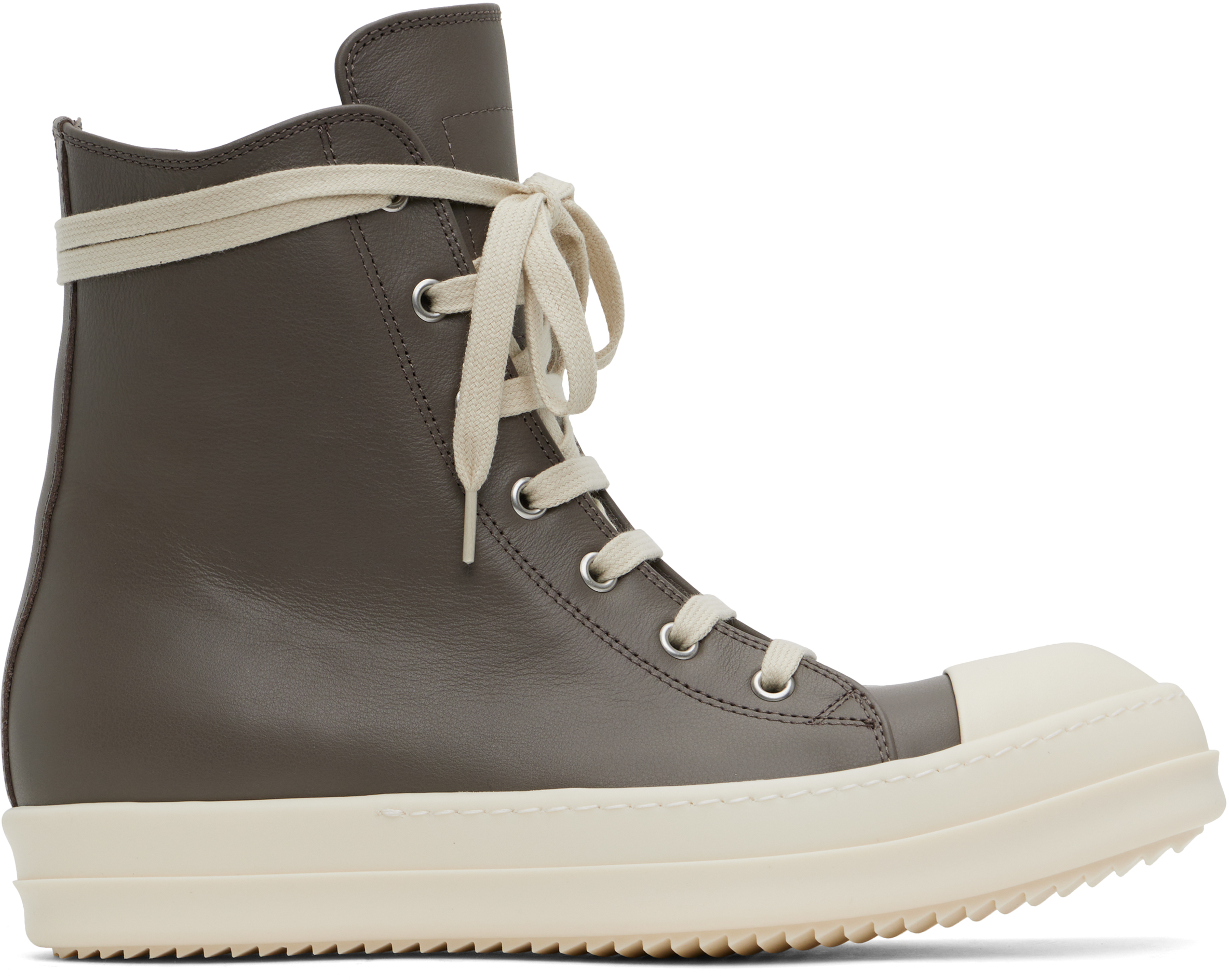 Gray Hollywood Sneakers by Rick Owens on Sale