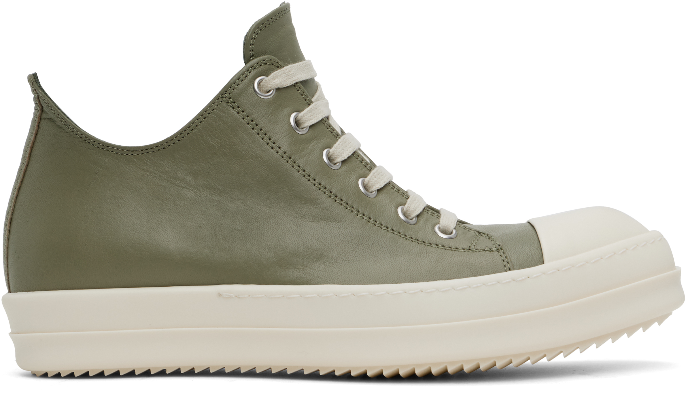 【正規品】Rick Owens グリーン Hollywood Vintage スニーカー Green Hollywood Vintage Sneakers by Rick Owens on Sale