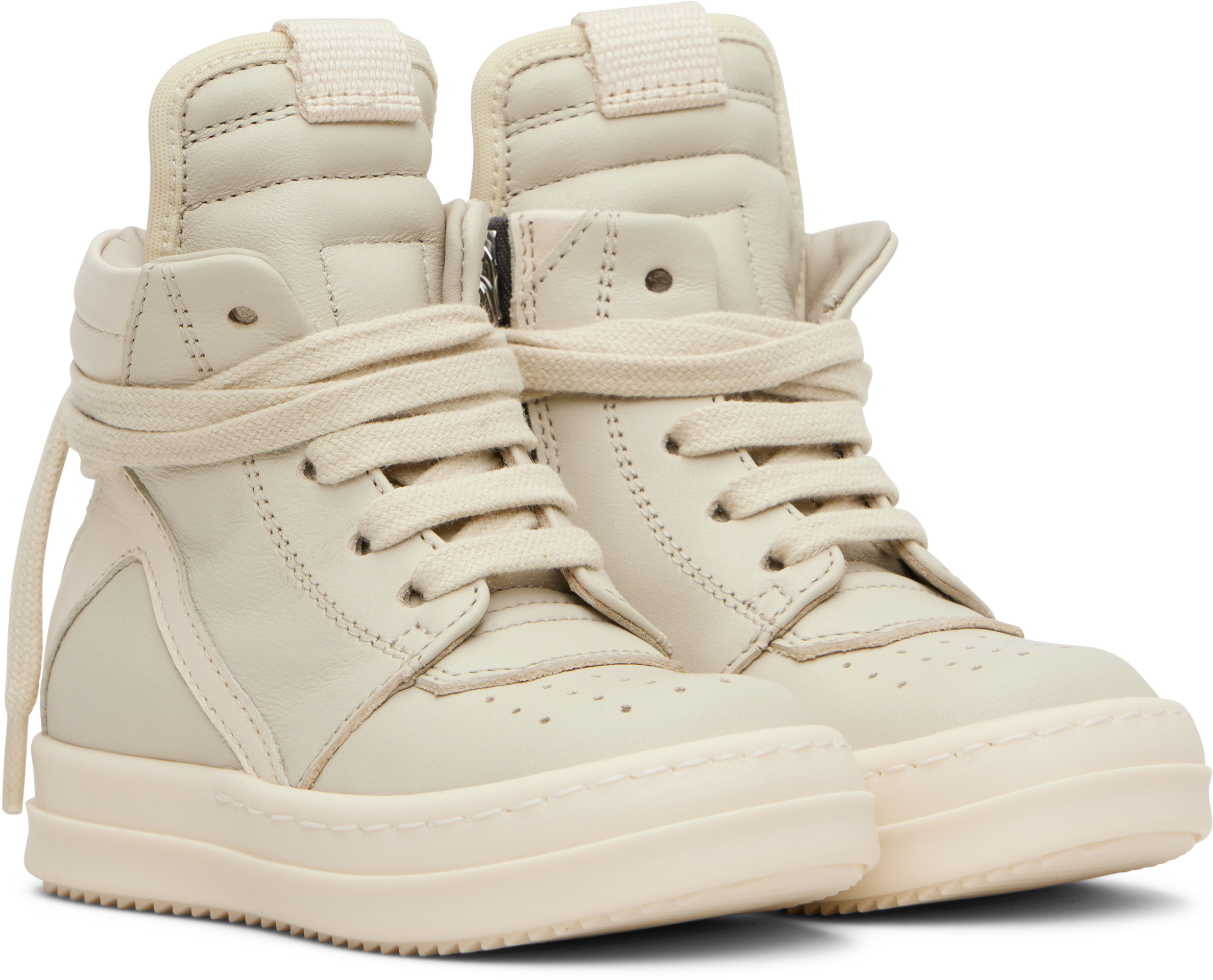 Rick Owens Baby Off-white Hollywood Babygeo Sneakers In Multi