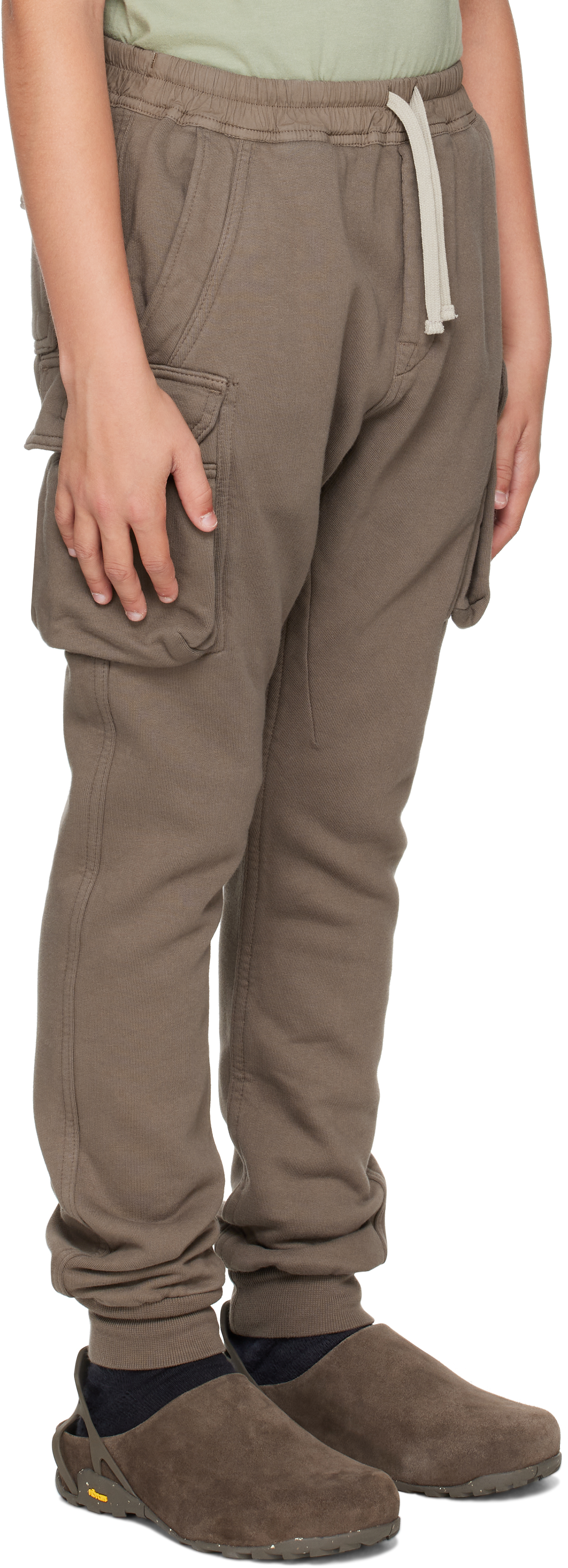 Rick Owens Kids Gray Hollywood Mastodon Cut Sweatpants