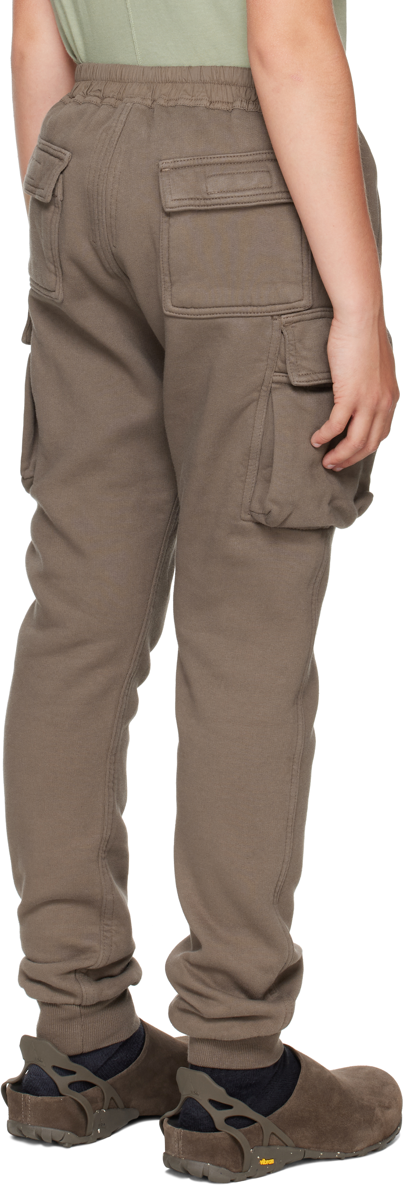 Rick Owens Kids Gray Hollywood Mastodon Cut Sweatpants