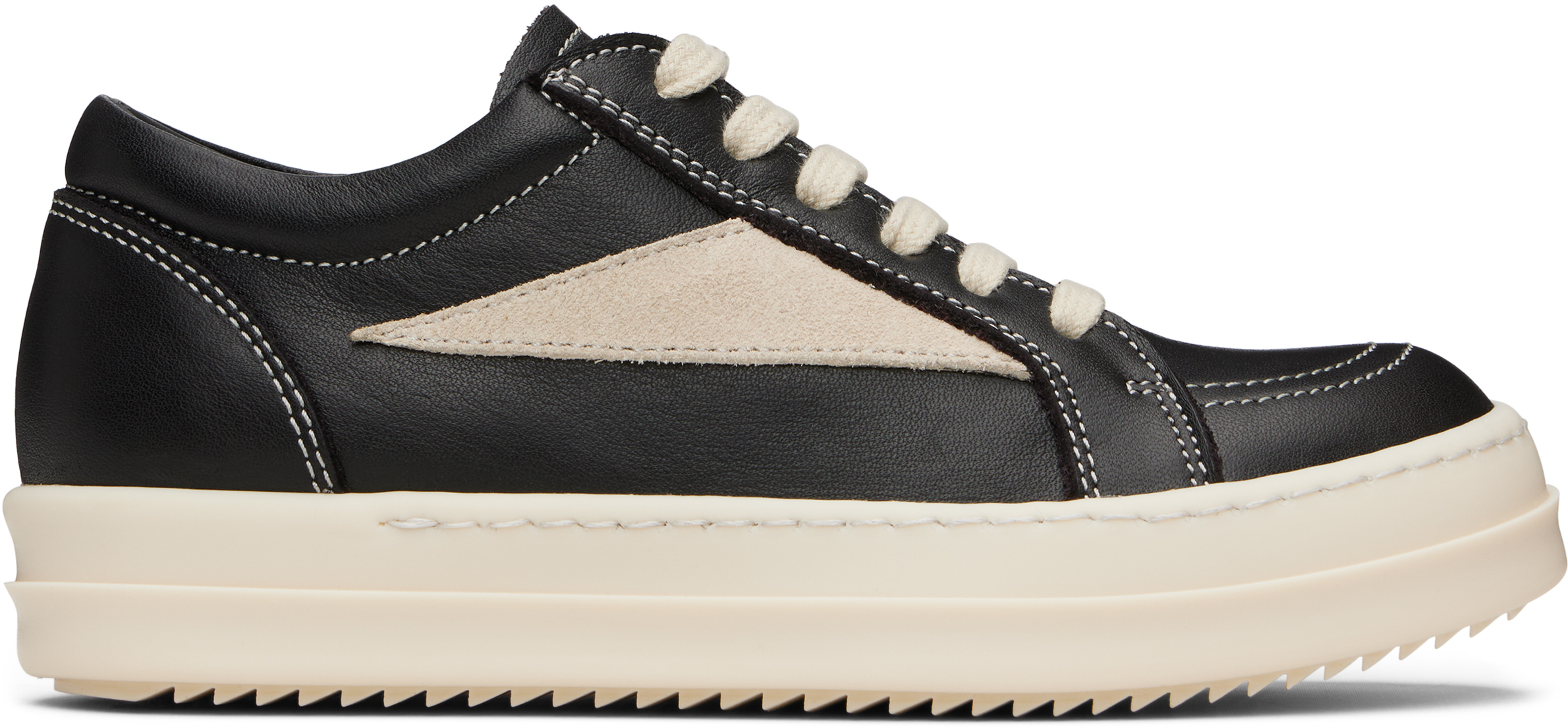 Kids Black Hollywood Vintage Sneakers by Rick Owens | SSENSE
