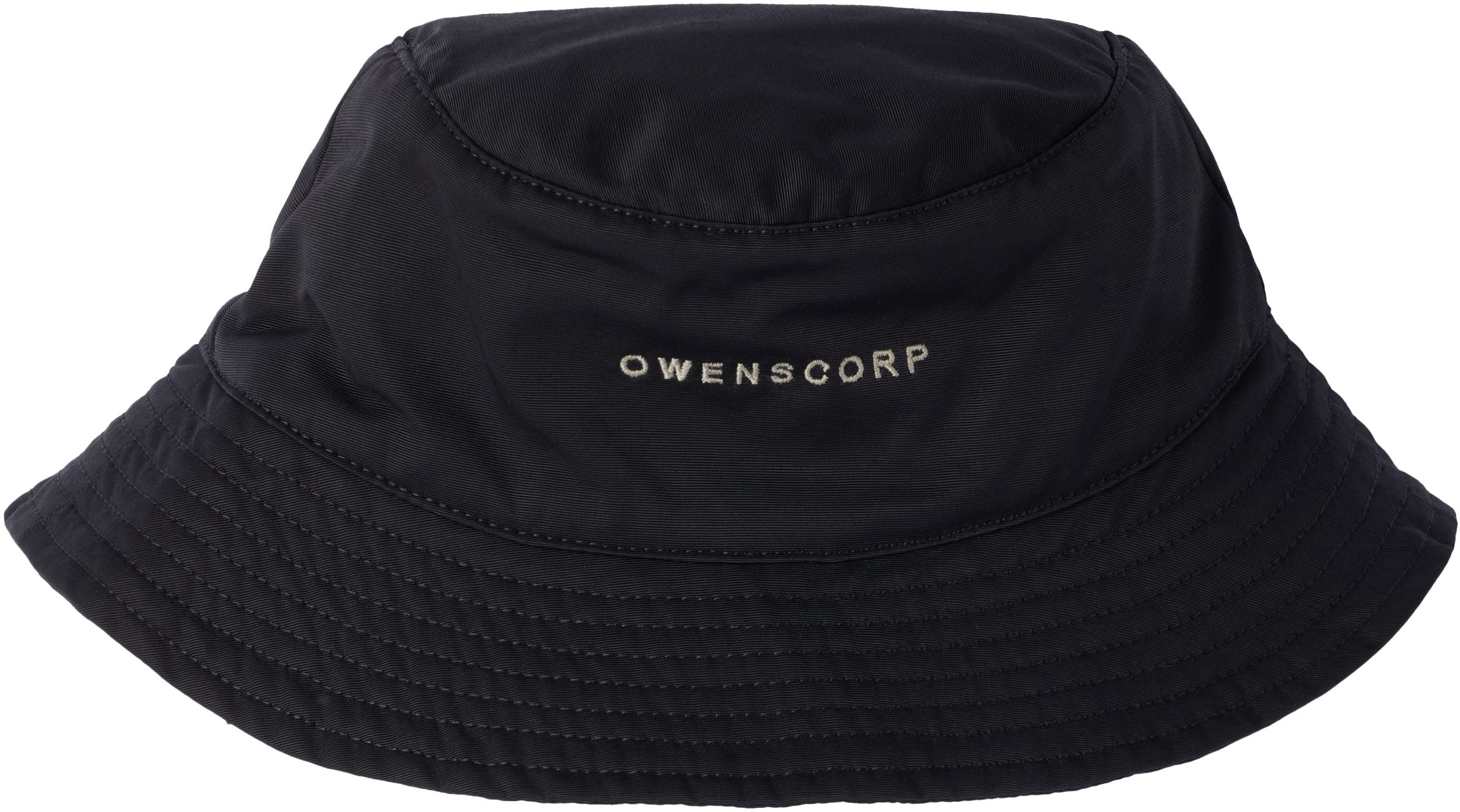 Rick Owens Kids Black Hollywood Gilligan Bucket Hat In Black