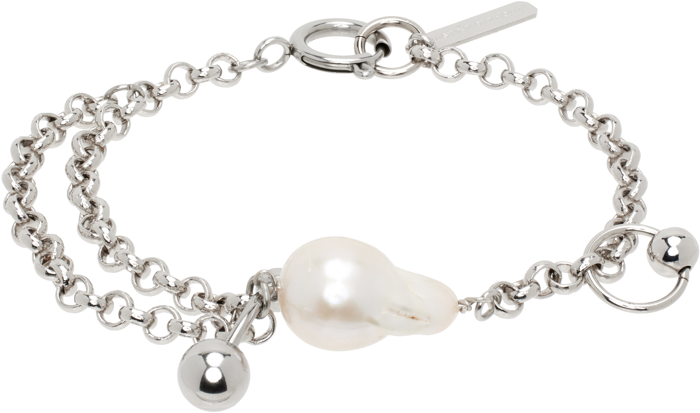 Justine Clenquet ローレンベルト Silver Lauren Bracelet by Justine Clenquet on Sale