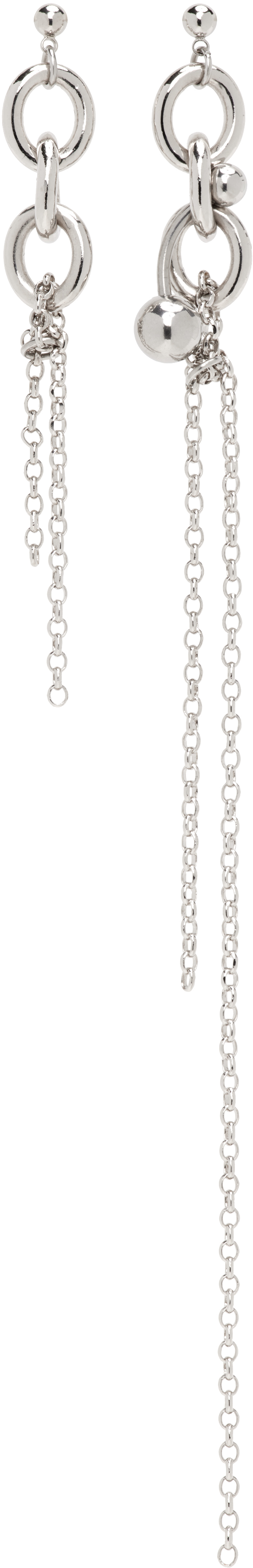 【関税込み】Justine Clenquet シルバー Sofie ピアス Justine Clenquet】関税送料込☆SOFIE ピアス シルバー