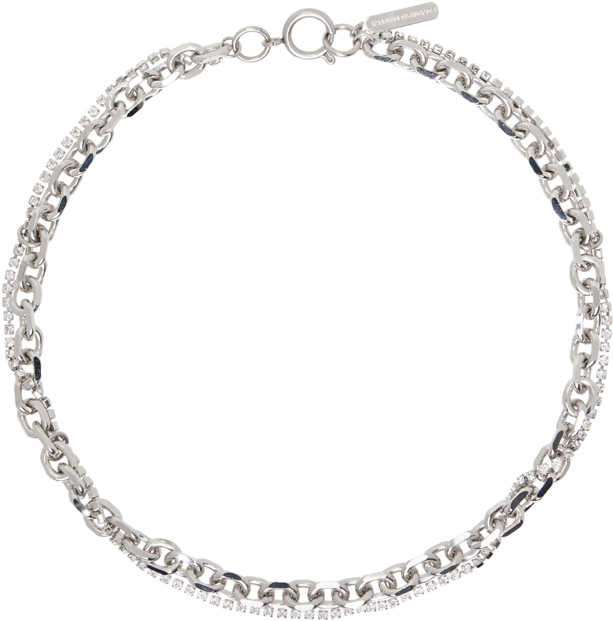 Silver Dana Crystal Necklace