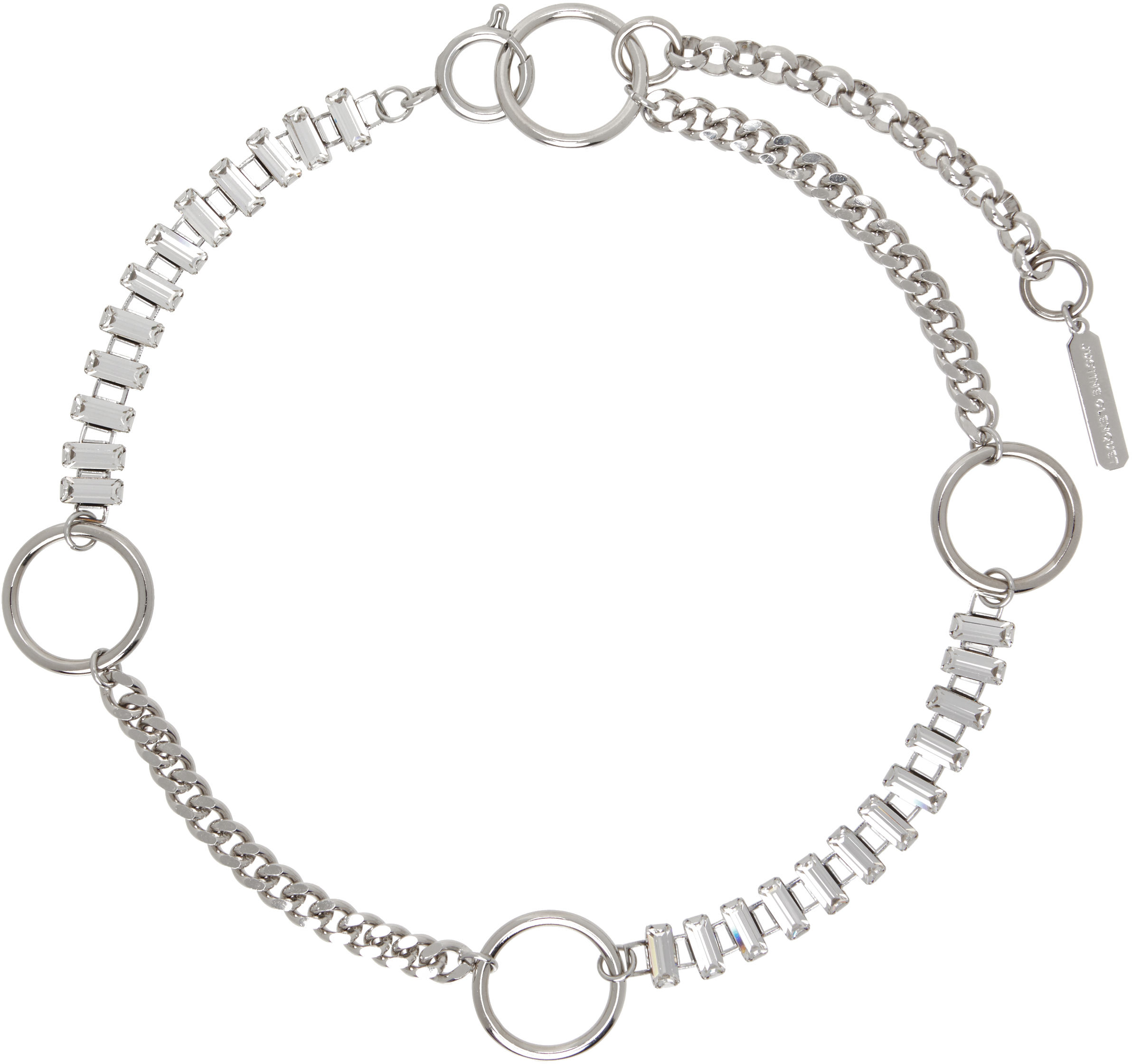 Silver Chloë Crystal Choker