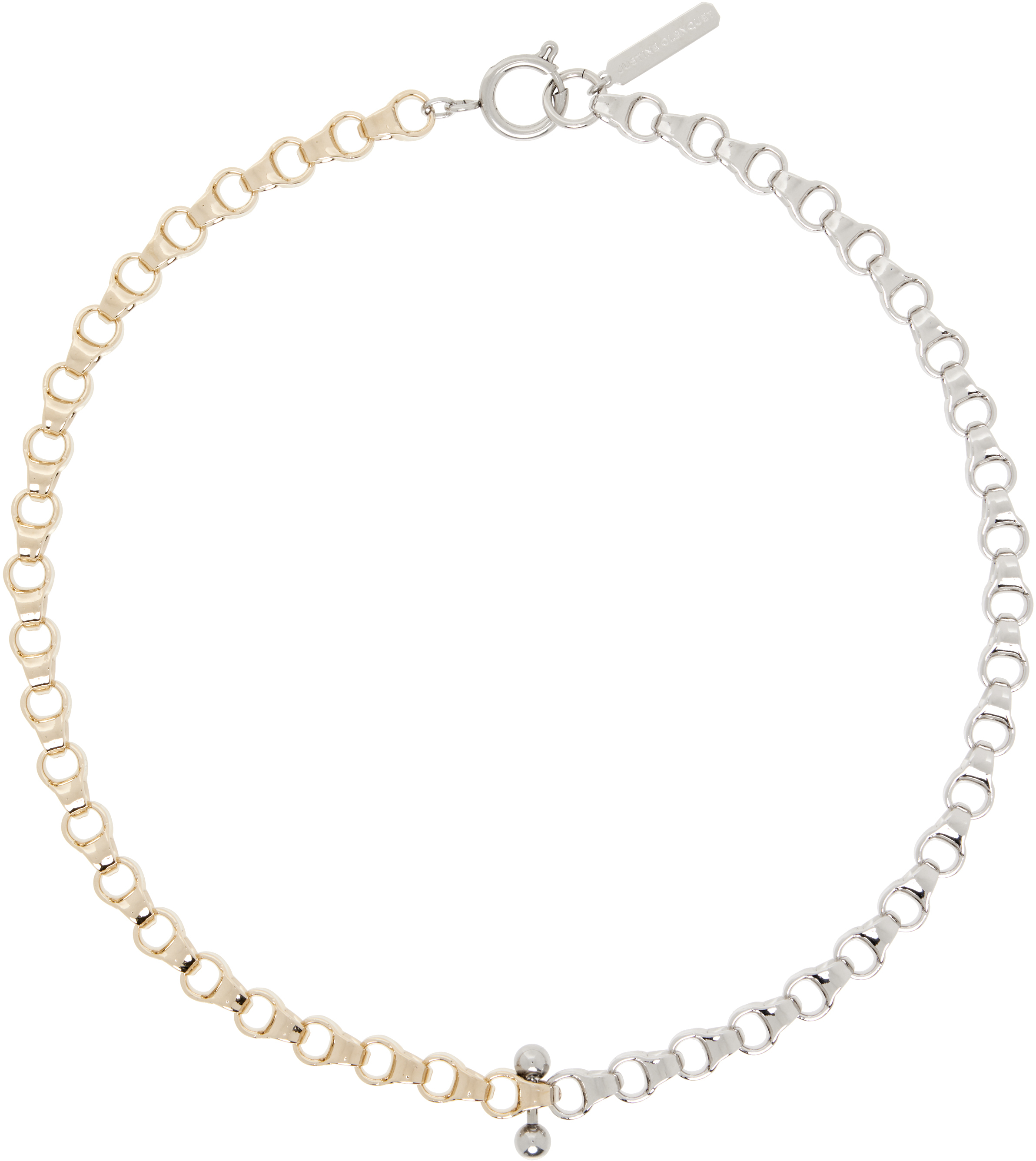 Silver 
Gold Irvin Necklace