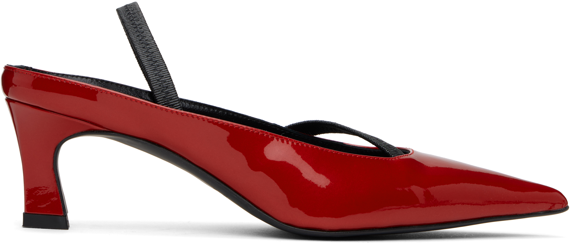 Red Sofia Slingback Heels