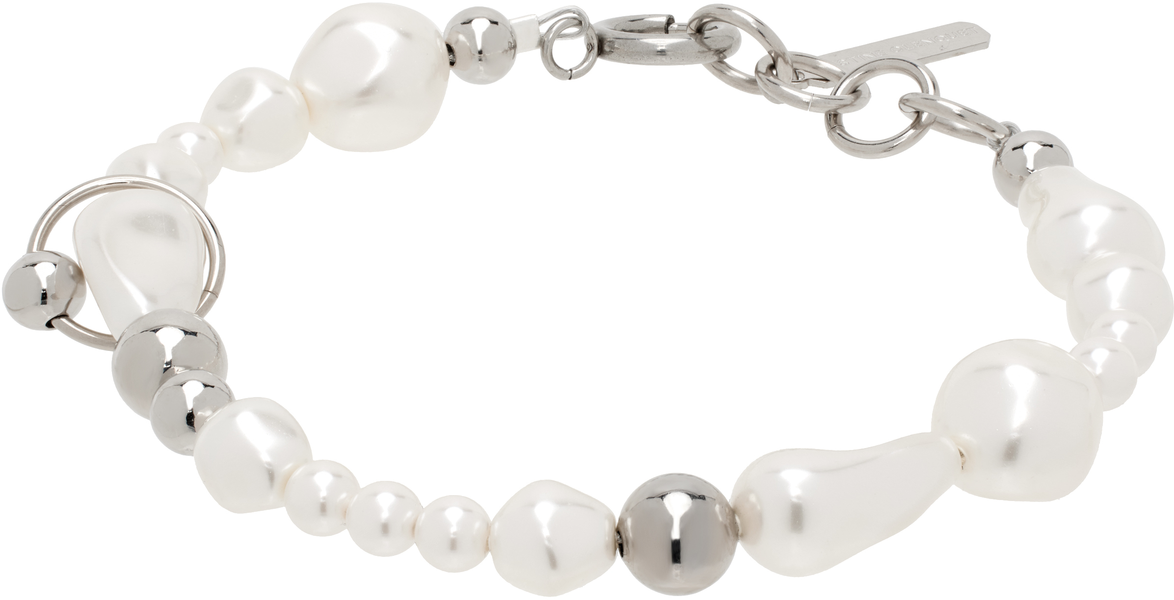 White 
Silver Charly Bracelet