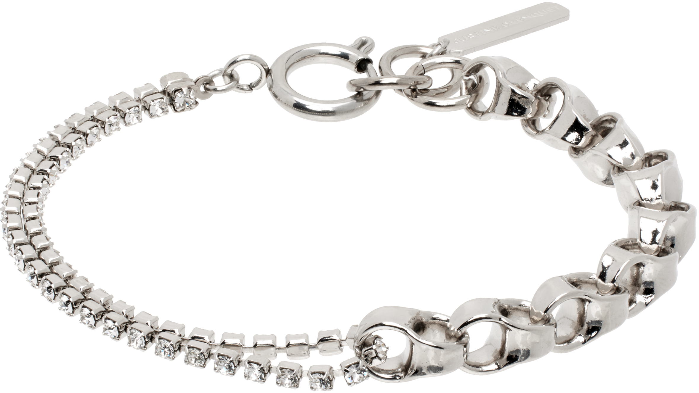 【Justine Clenquet】関税送料込★RICCI ブレスレット シルバー Justine Clenquet: シルバー Ricci ブレスレット | SSENSE 日本