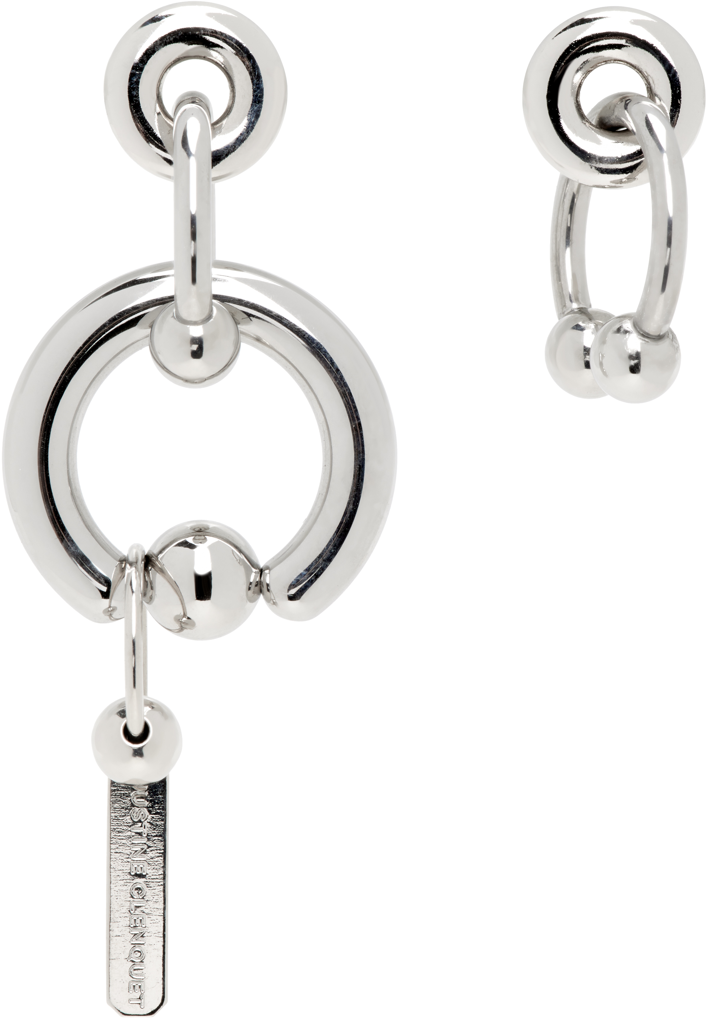 【Justine Clenquet】大人気★Seth セスピアス シルバー Seth Earrings - Lui Store