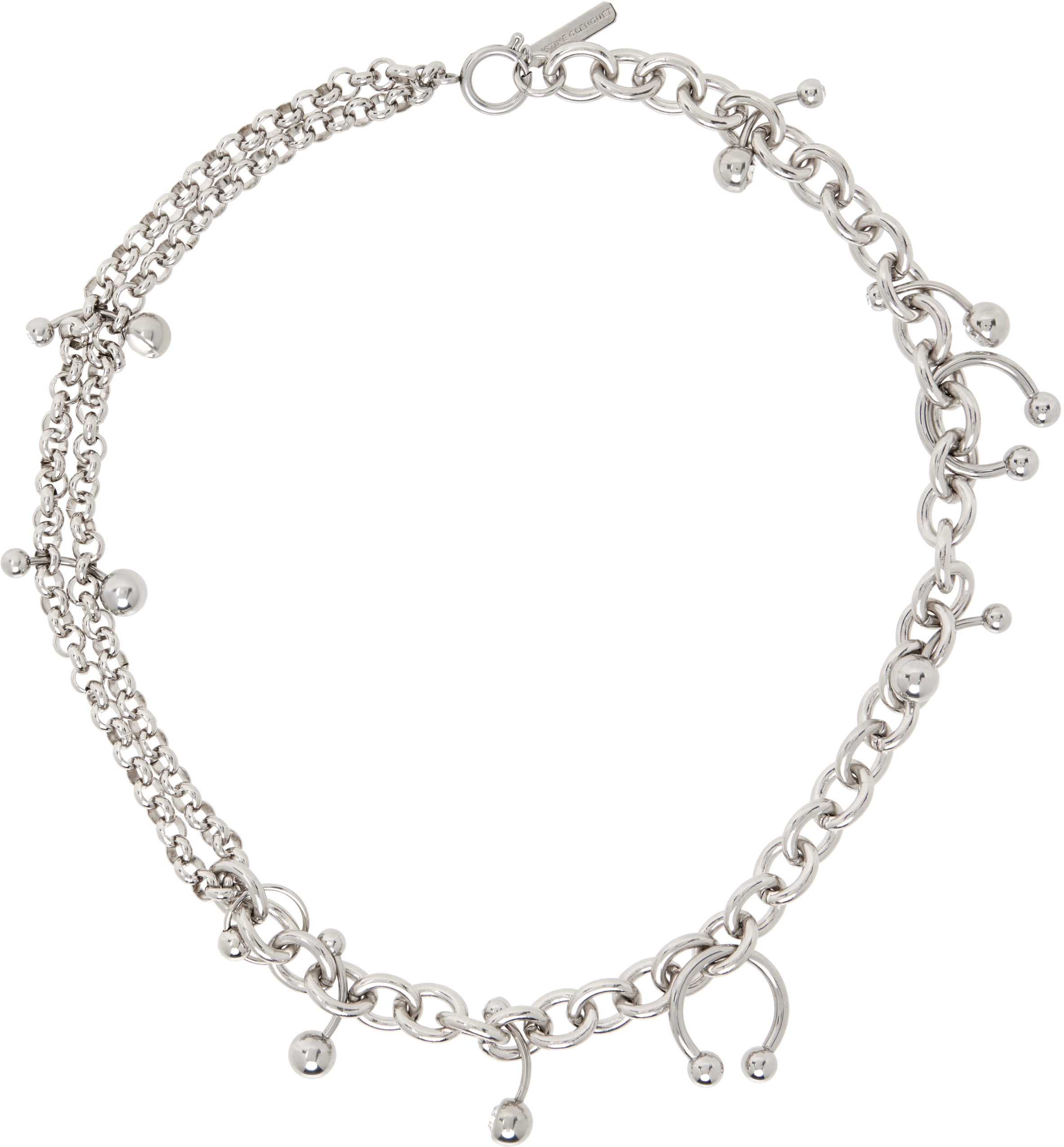 Silver Holly Necklace