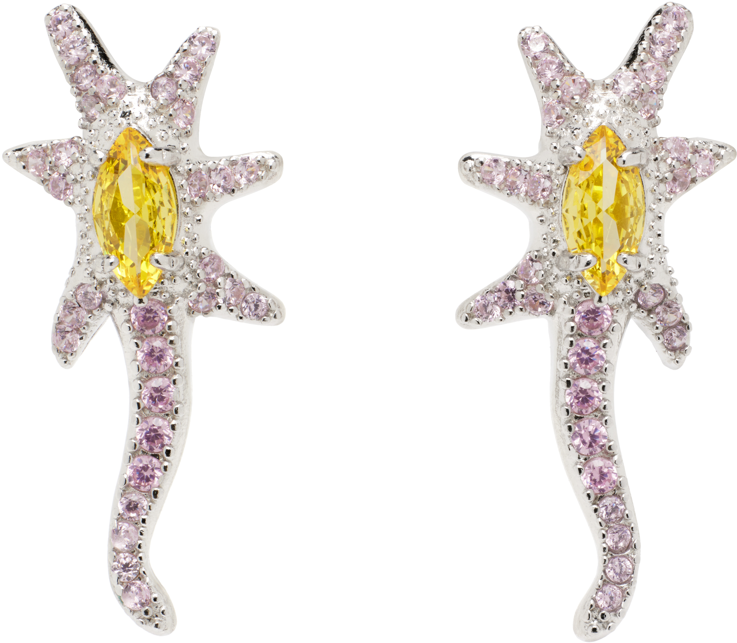 【関税込み】Collina Strada シルバー Happy Blossom ピアス COLLINA STRADA(コリーナストラーダ) アクセサリー(レディース