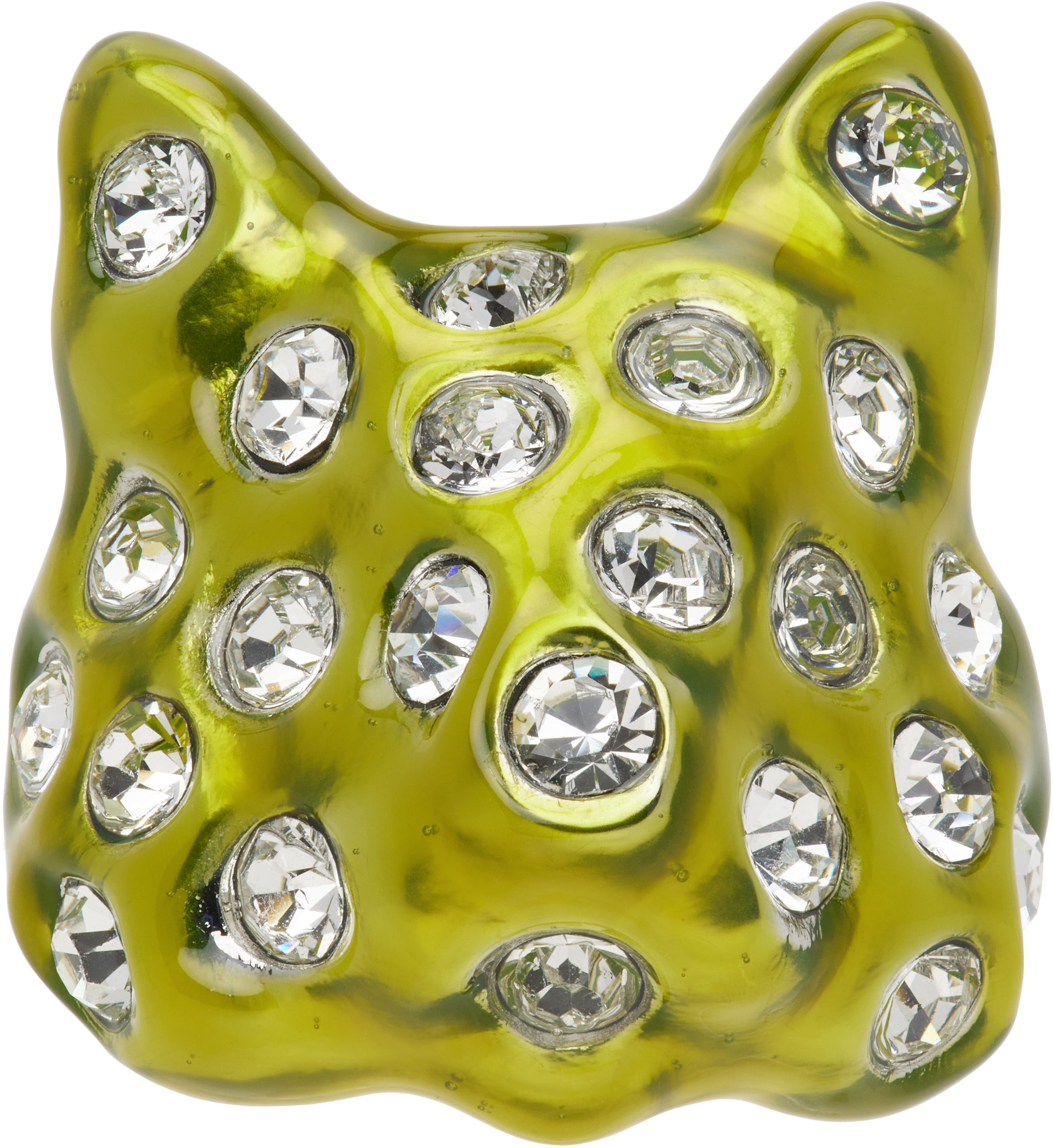 【関税込み】Collina Strada カーキ Puffy Bunny リング Khaki Puffy Bunny Ring by Collina Strada on Sale