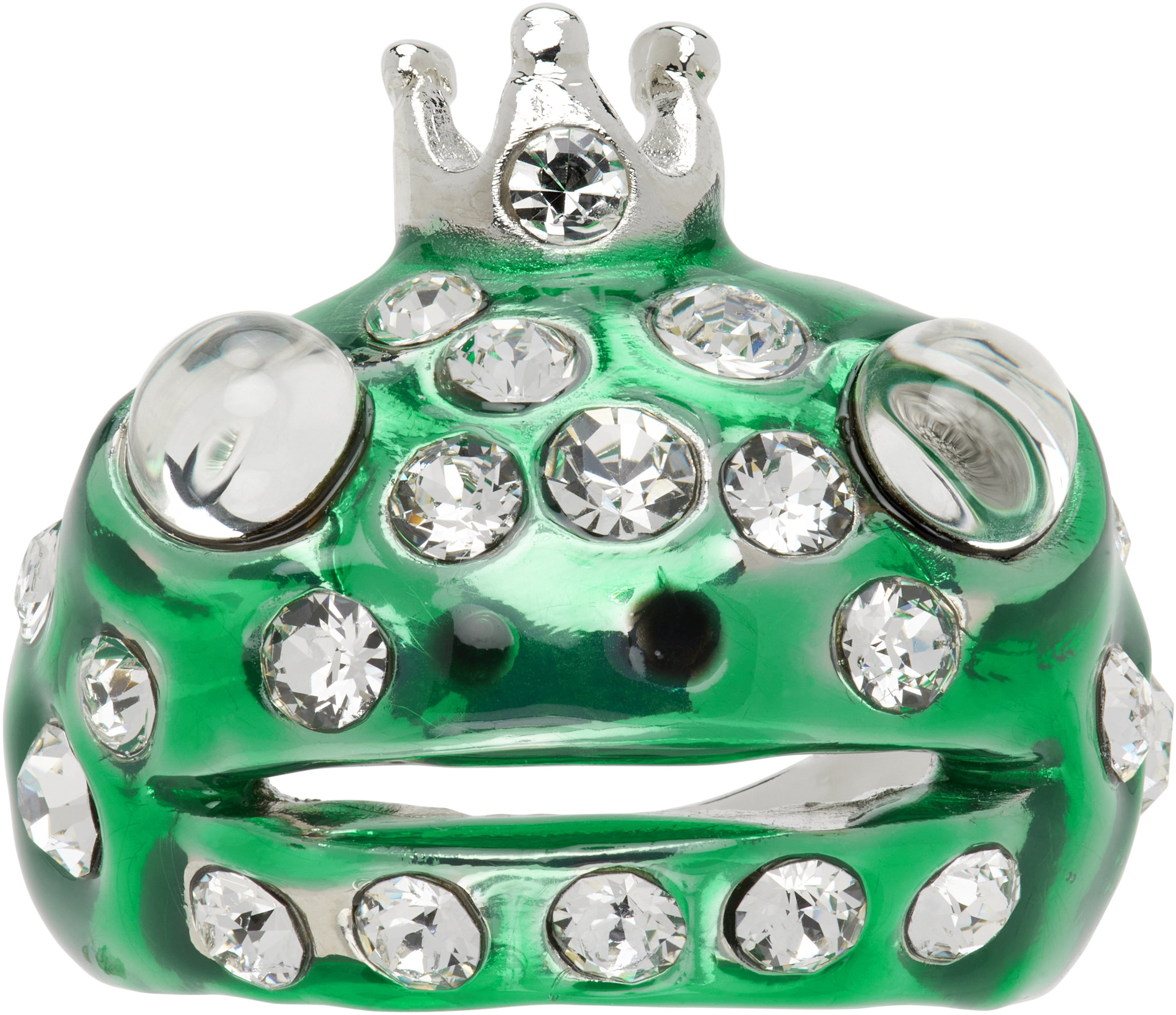 Collina Strada: Green Frog Prince Ring | SSENSE