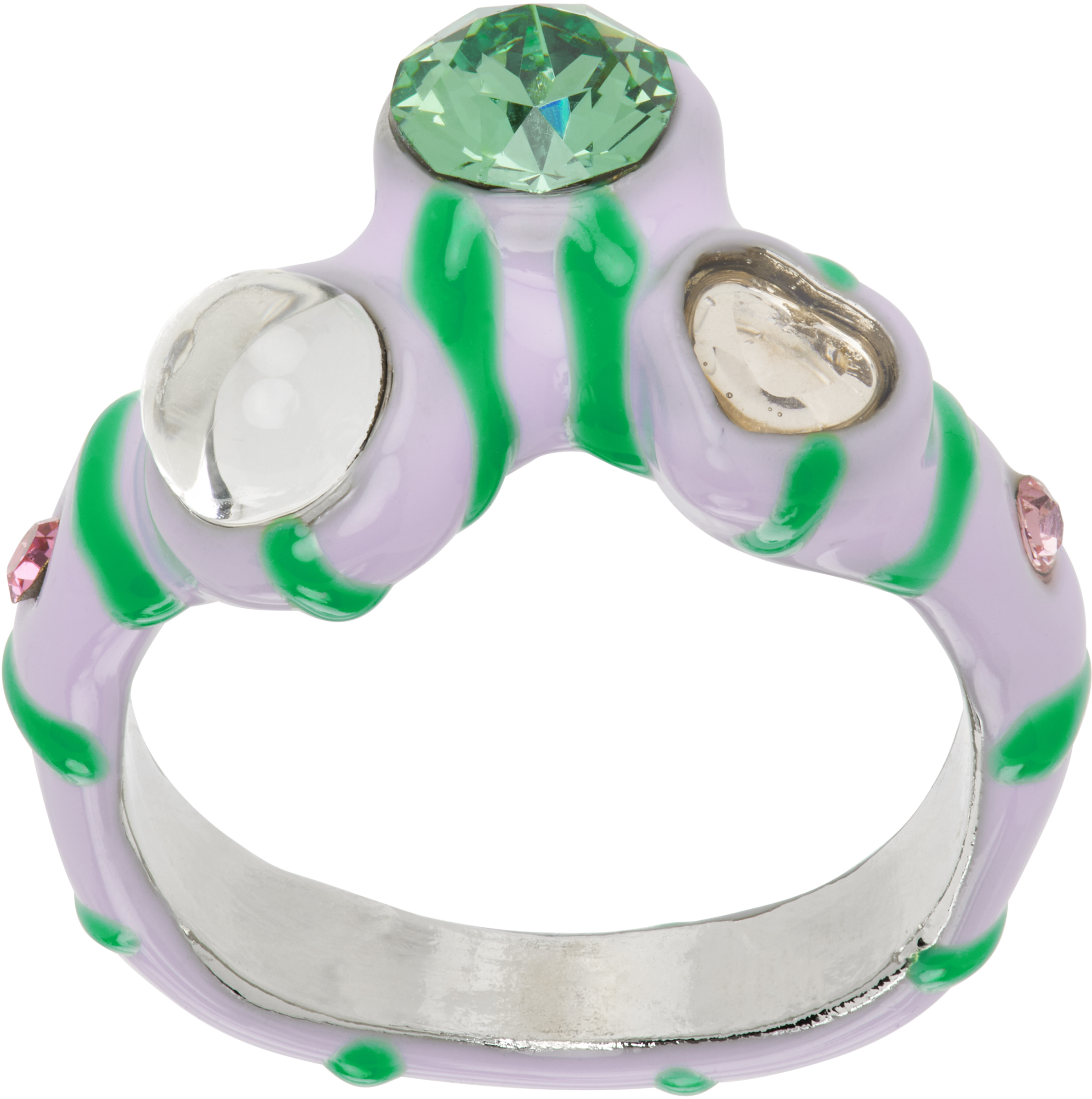 【関税込み】Collina Strada パープル Florence リング LILAC STRIPE FLORENCE RING | COLLINA STRADA – Collina Strada