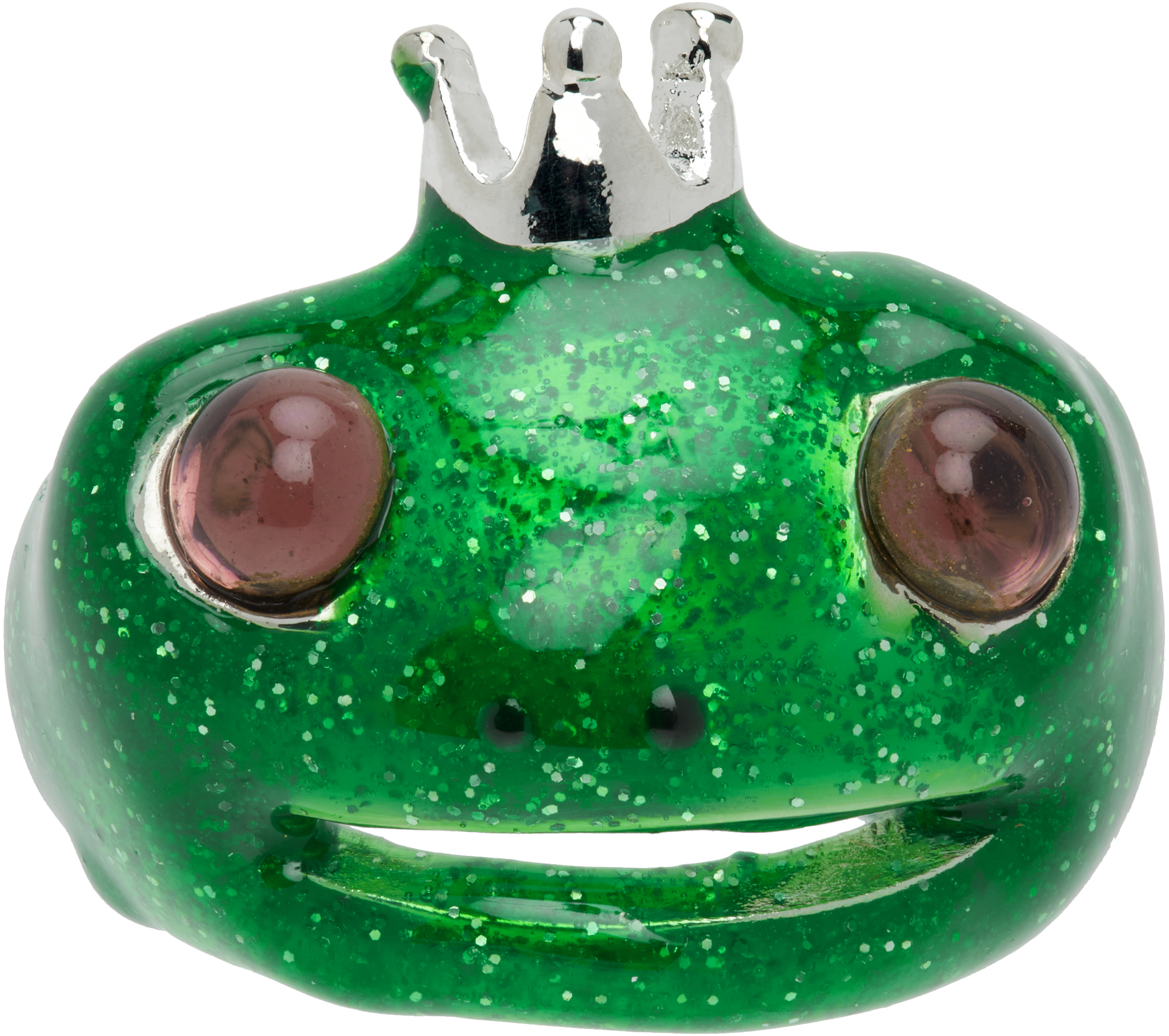 Collina Strada: Green Frog Prince Ring | SSENSE