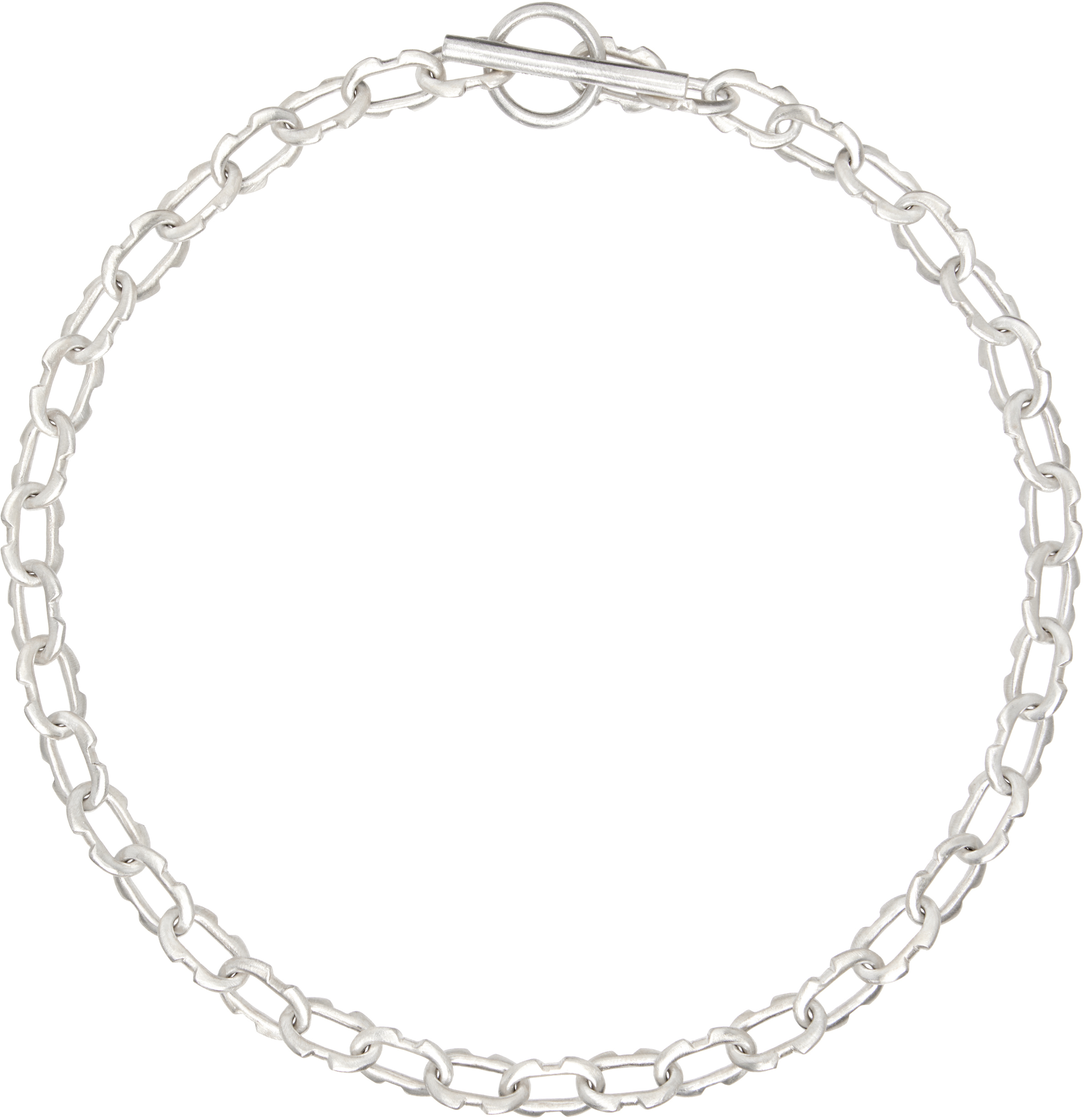 Silver Tiny Deco Link Choker