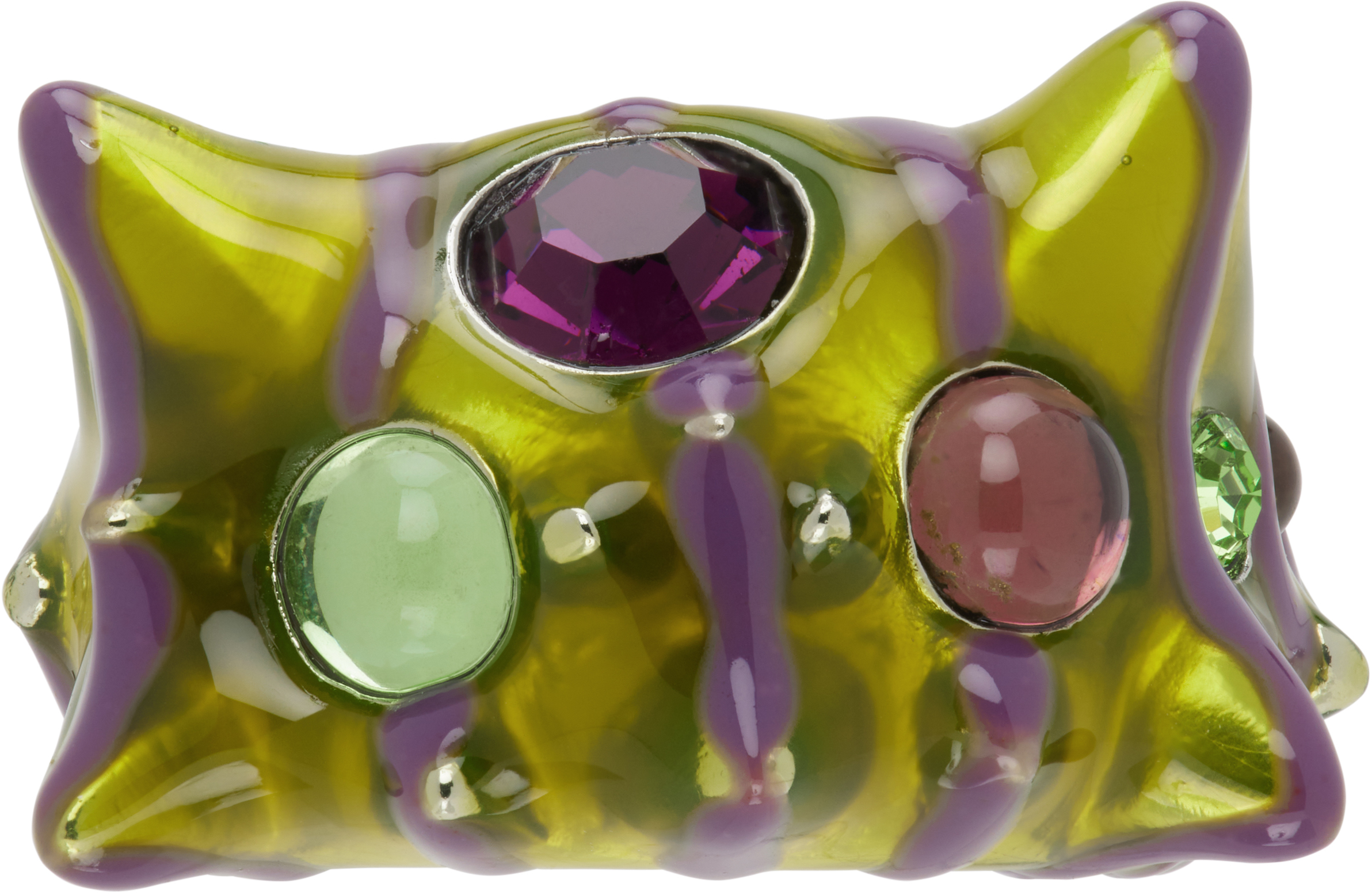 【関税込み】Collina Strada カーキ Alien リング GOLD ALIEN RING | COLLINA STRADA – Collina Strada