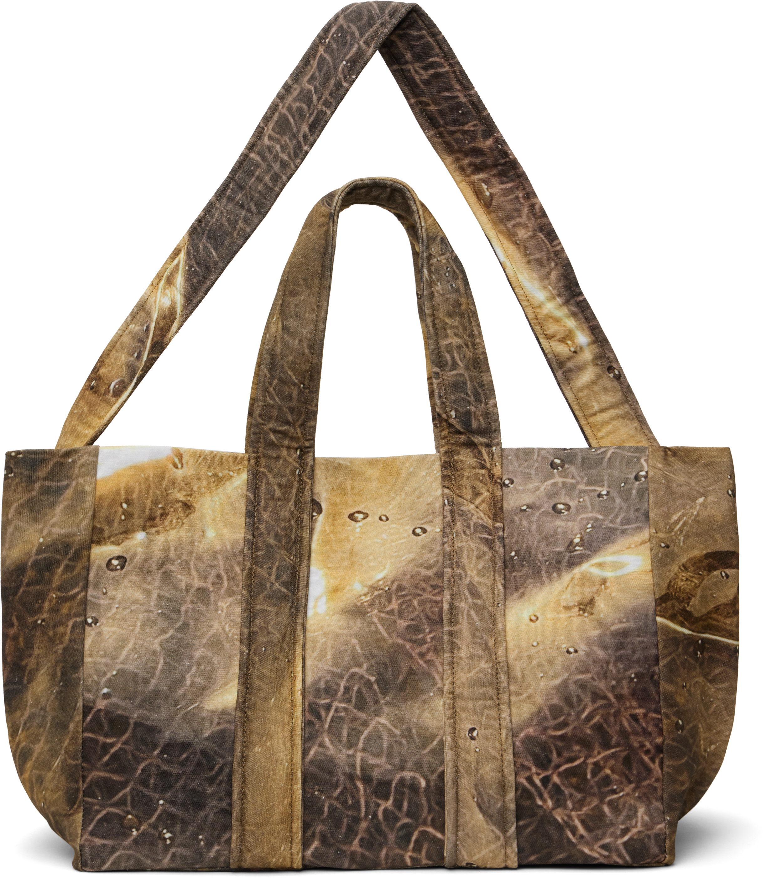 Brown Golden Hour Denim Tote