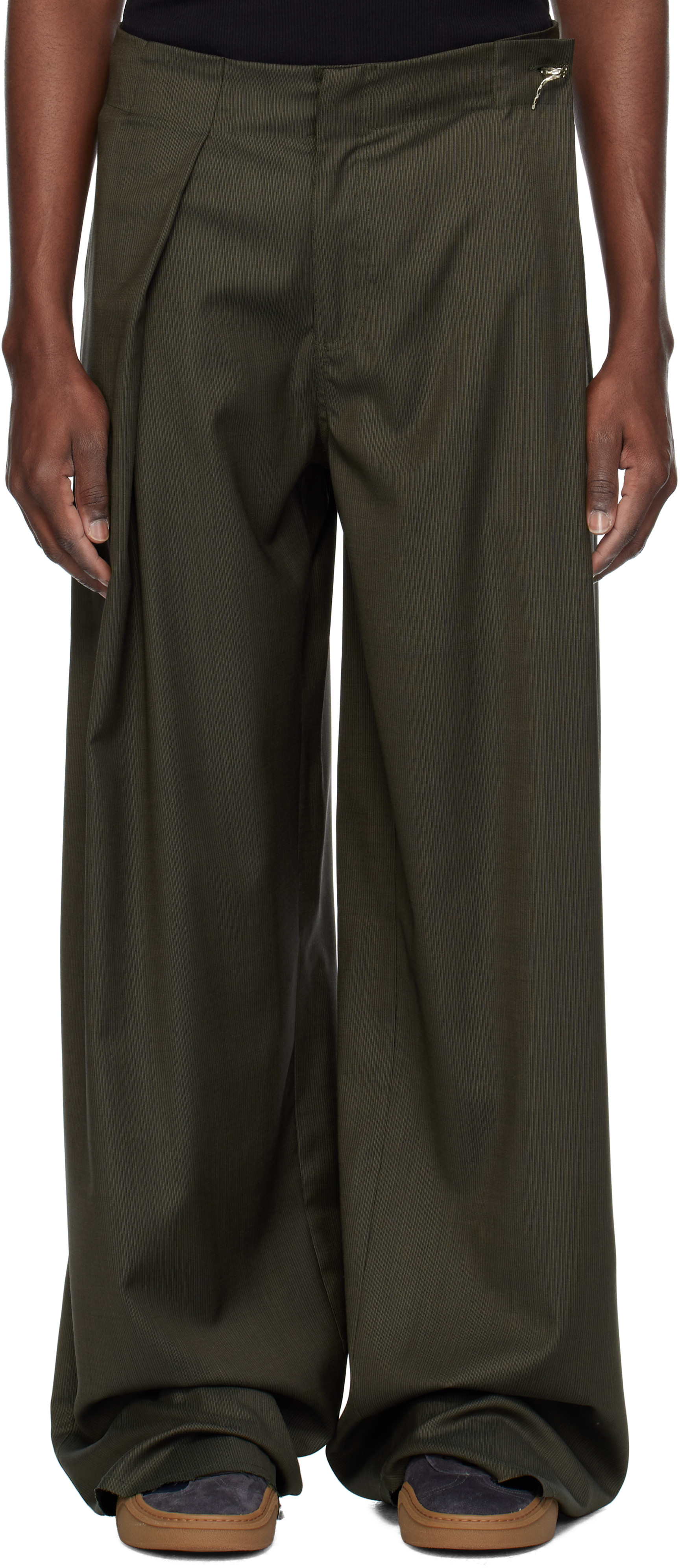 Brown Jewel Rudder Trousers