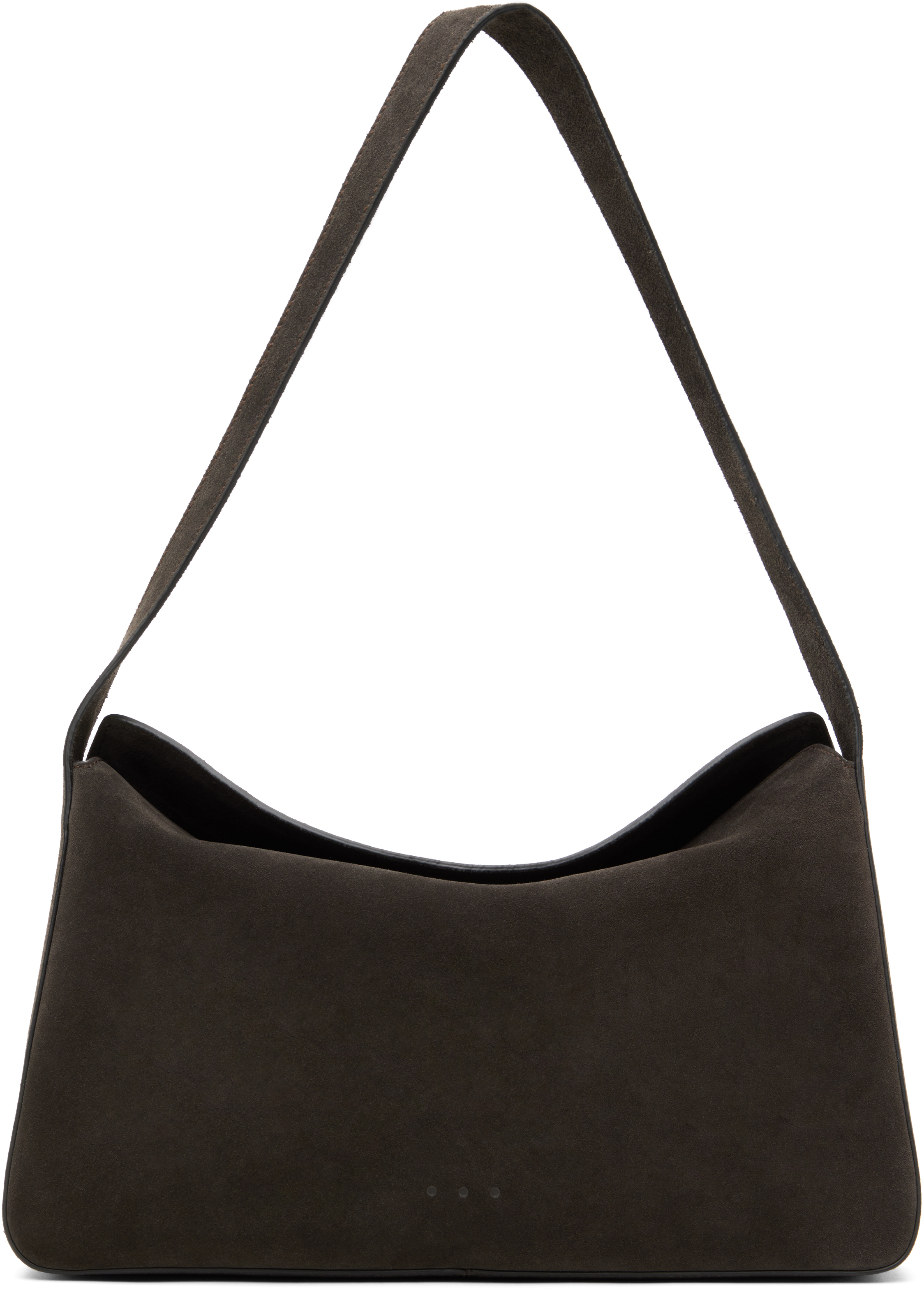 Brown Soft Baguette Bag