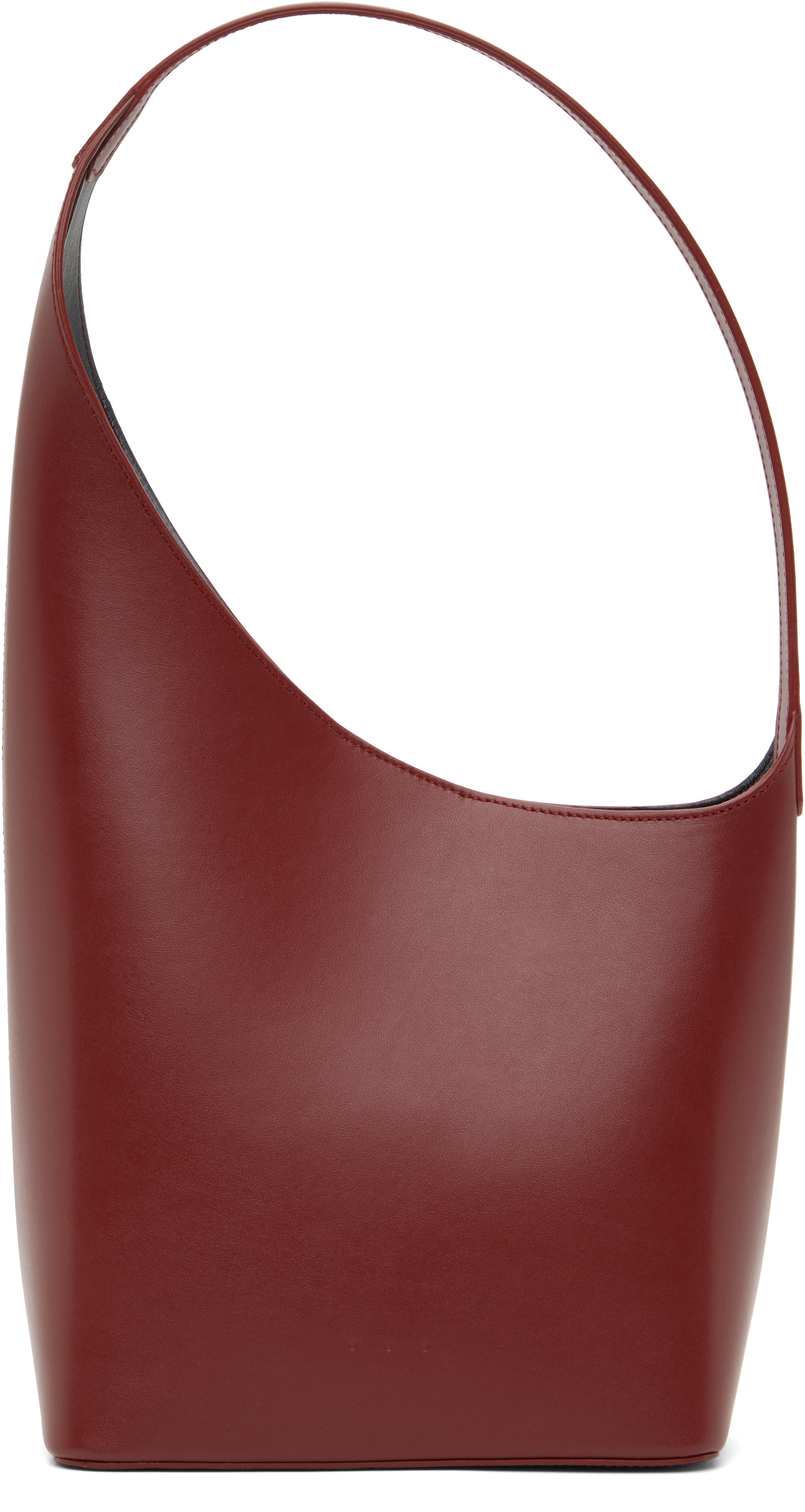 Burgundy Demi Lune Bag