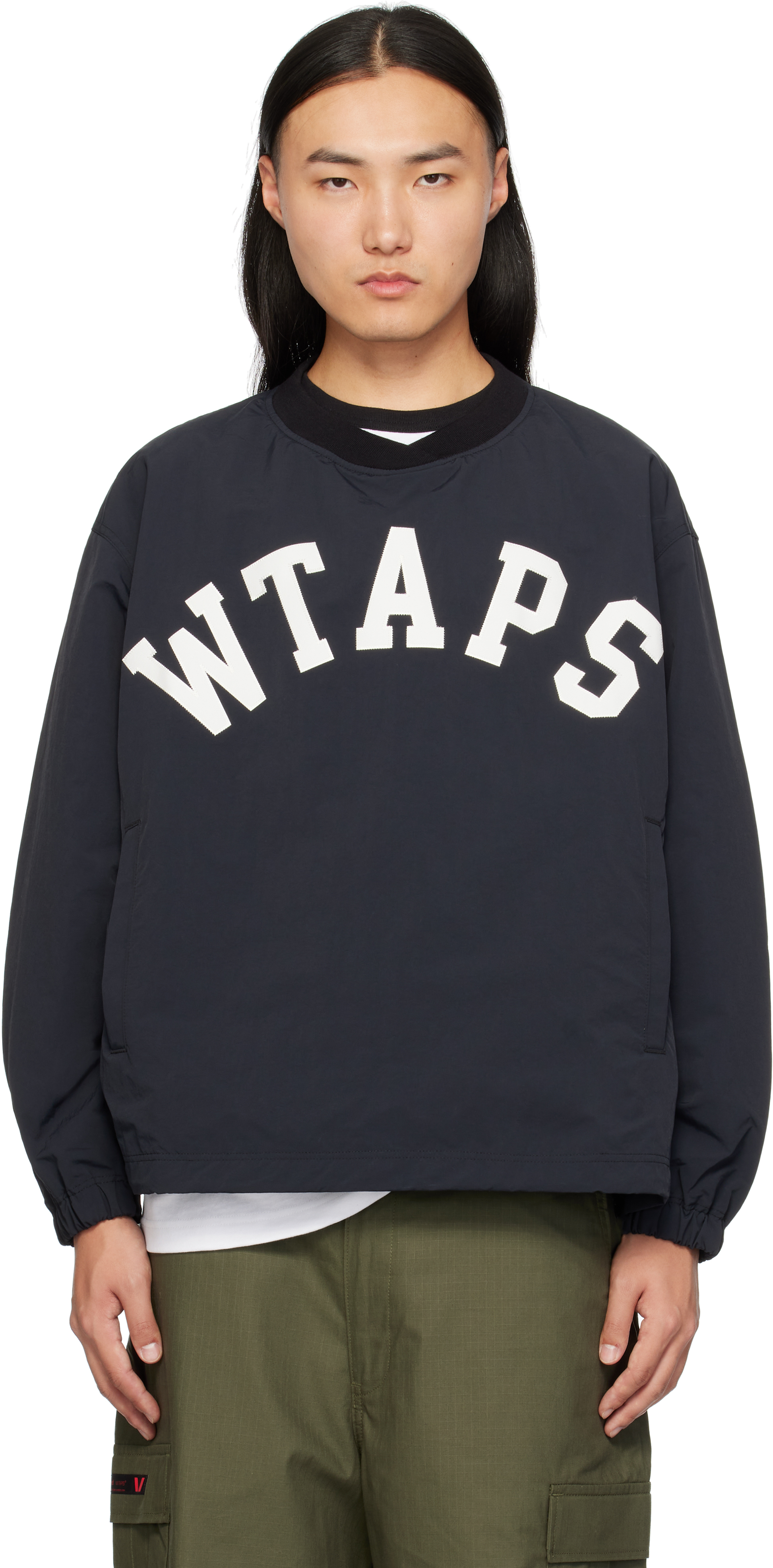 WTAPS: ブラック 03 スウェットシャツ | SSENSE 日本