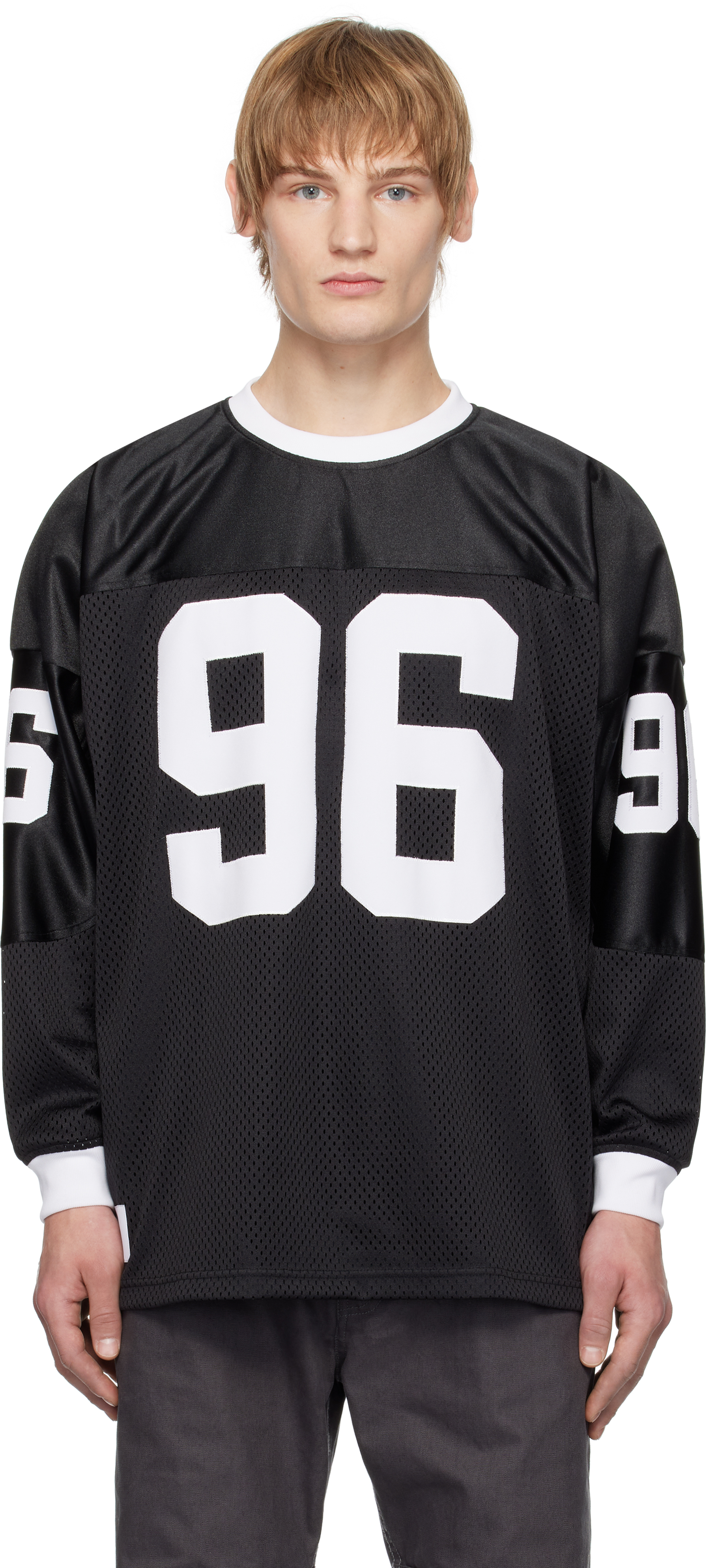 Black Cut & Sewn 12 Jersey