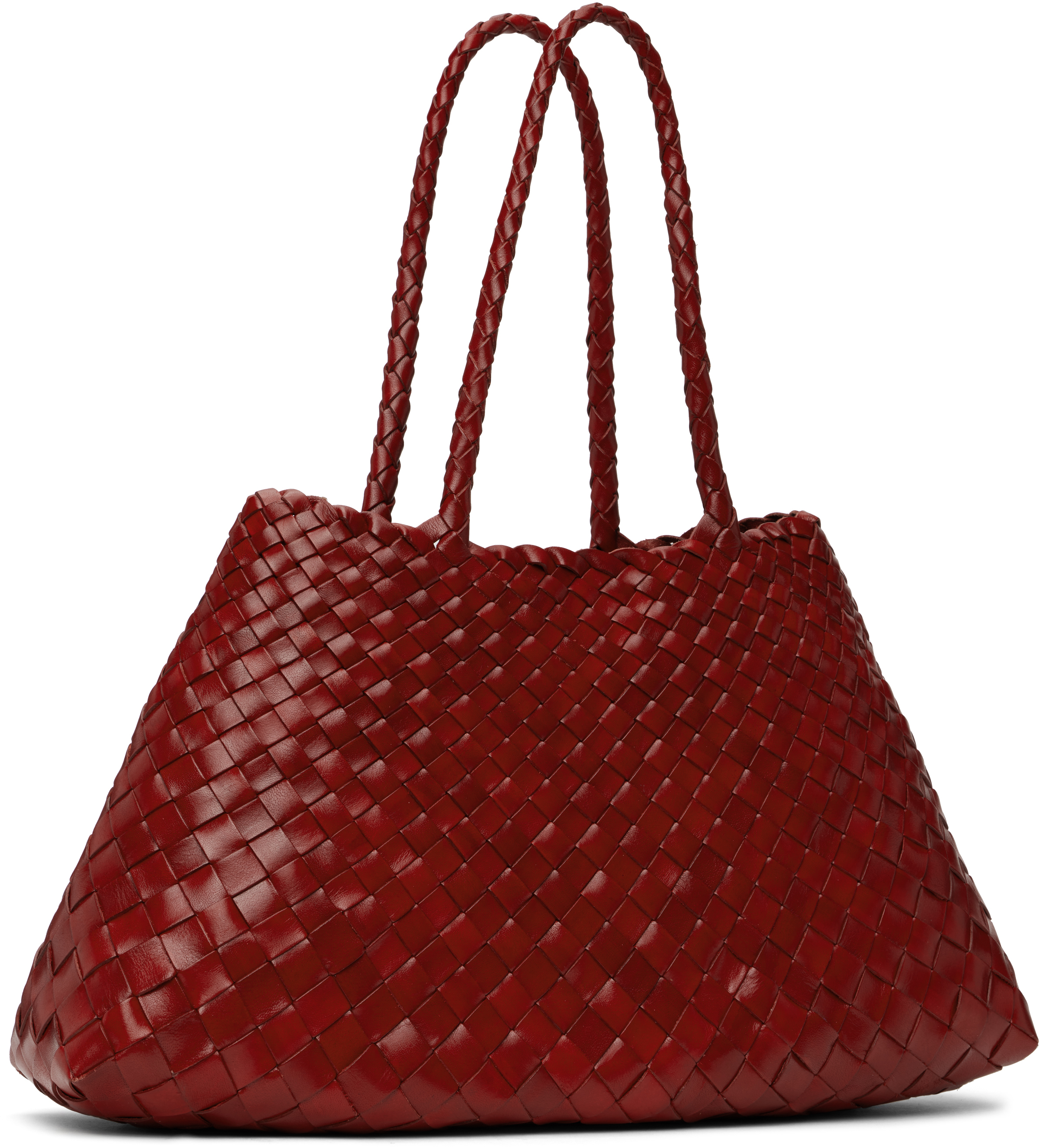 DRAGON DIFFUSION RED SANTA CROCE BIG TOTE 