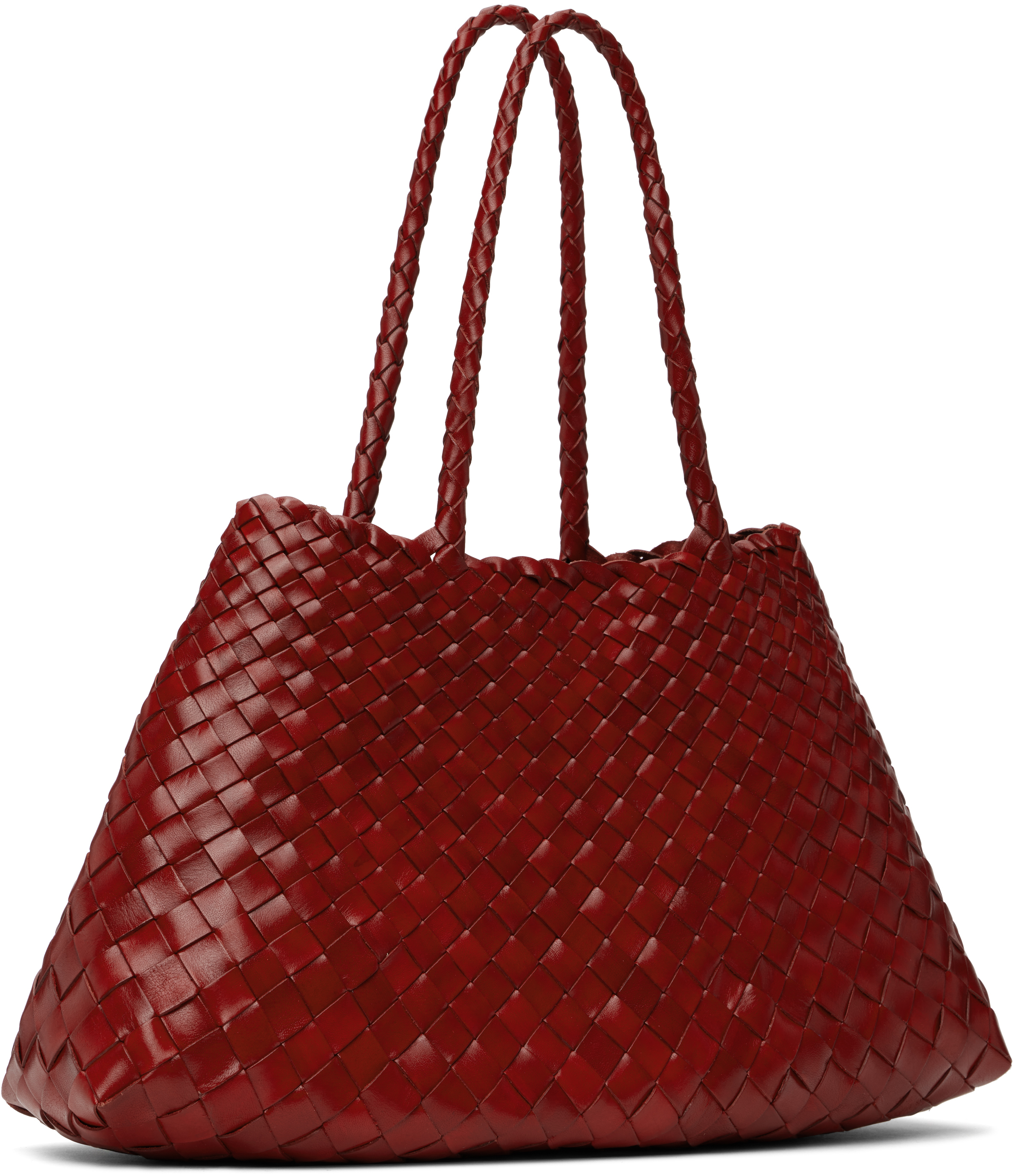 DRAGON DIFFUSION RED SANTA CROCE BIG TOTE 