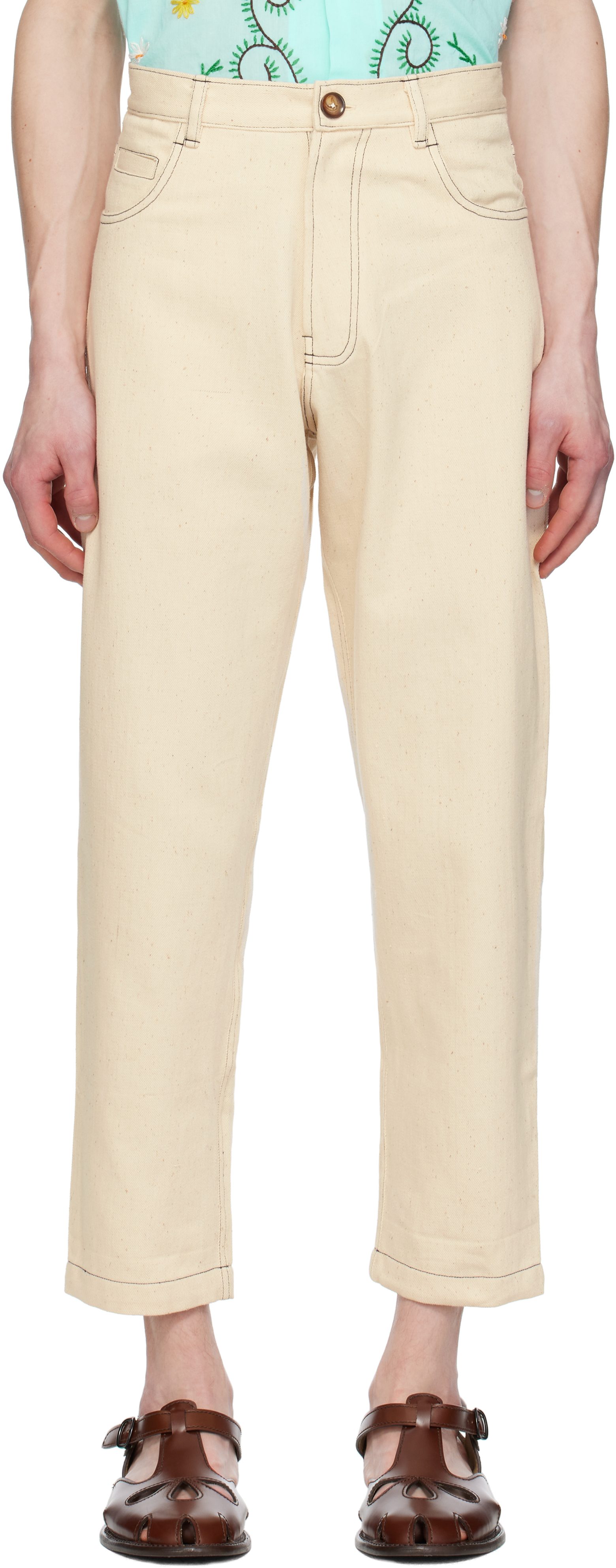 Off-White Double Stitch Trousers