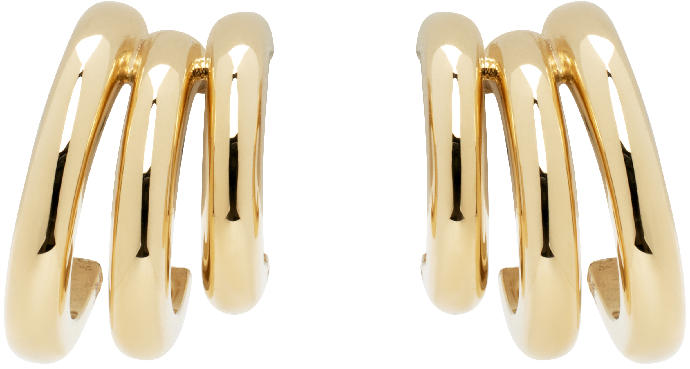 Gold Classic Stack Earrings