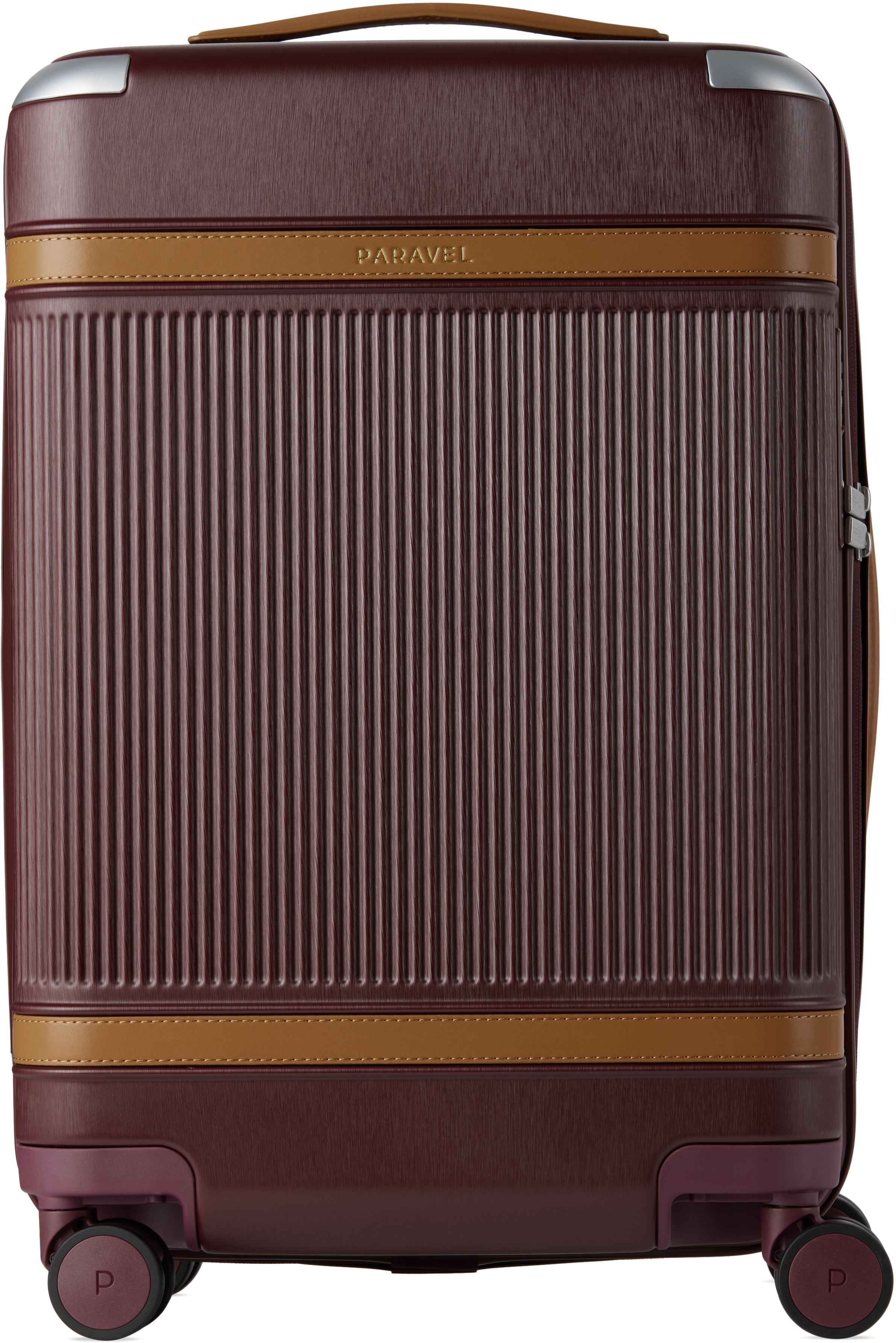 Paravel Red Aviator Carry-on More Suitcase