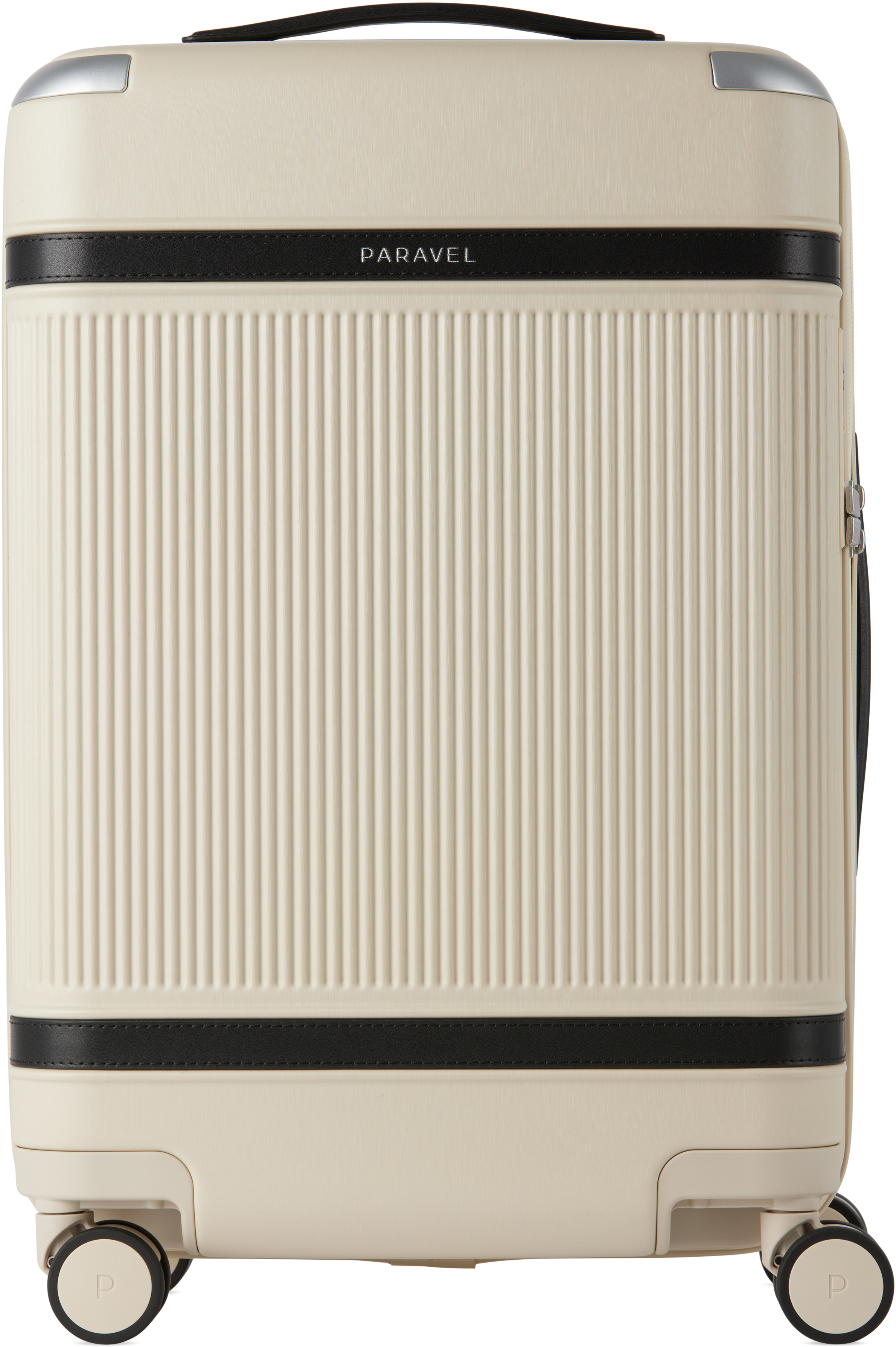 Paravel White Aviator Carry-on More Suitcase