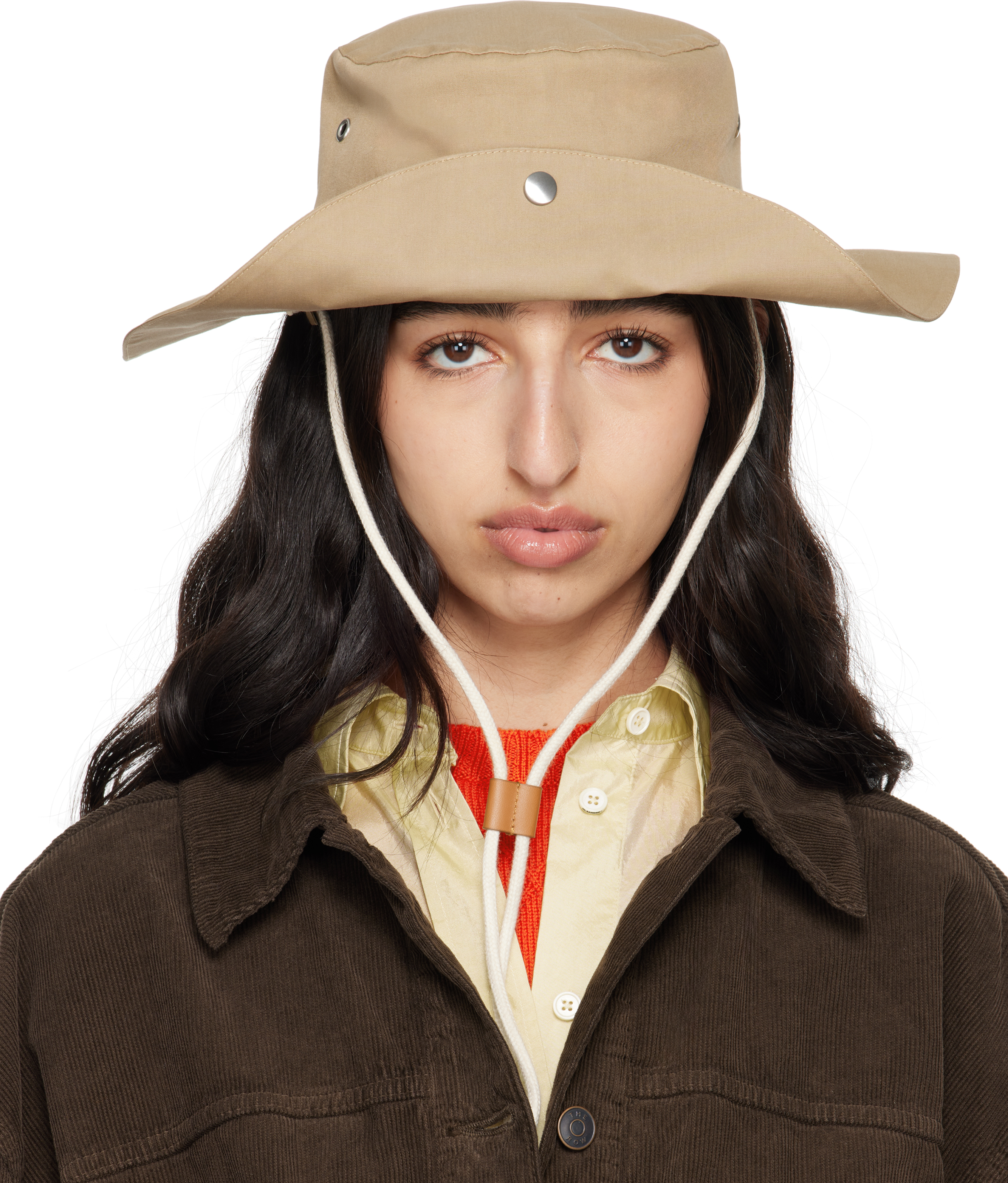 【関税込み】Jil Sander ベージュ Fishing ビーチハット Beige Fishing Beach Hat by Jil Sander on Sale