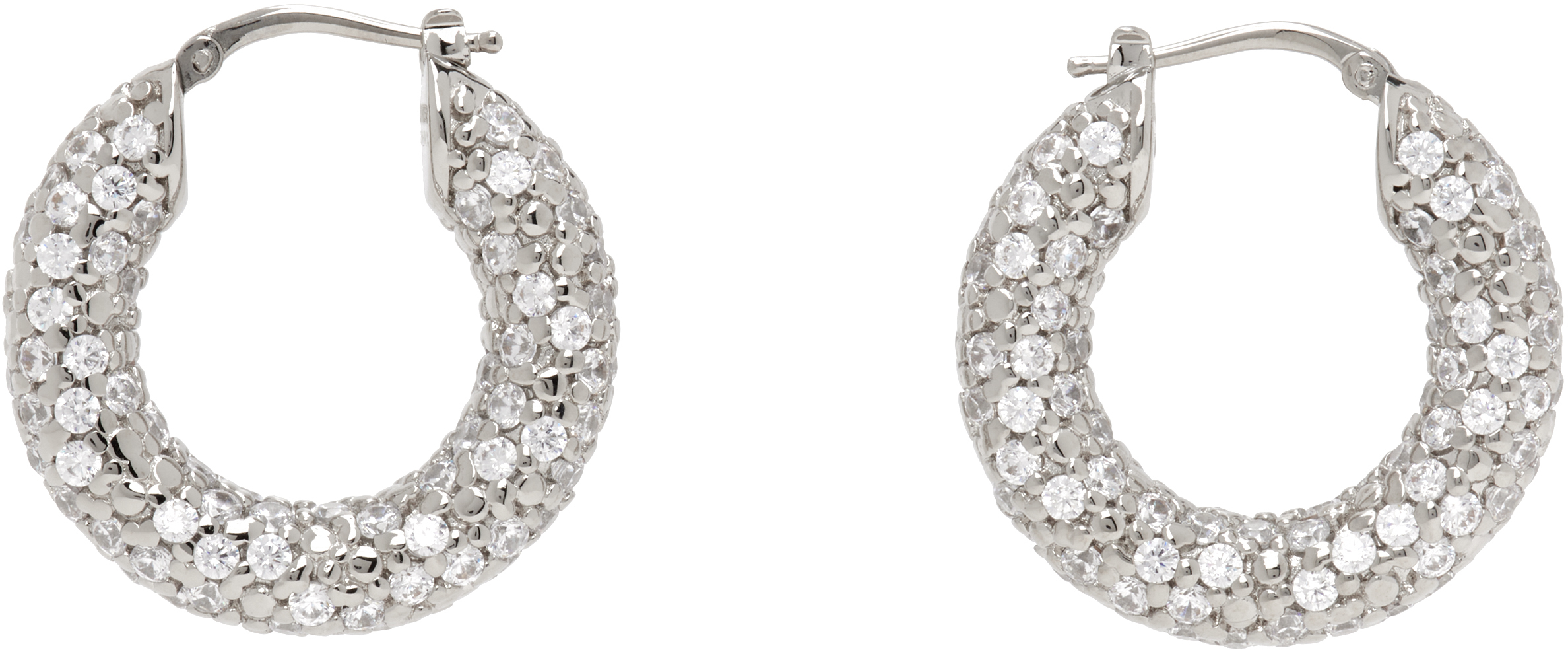 Silver Hoop Jil Sander Hoop Earrings Jil Sander Silver Hoop Earrings