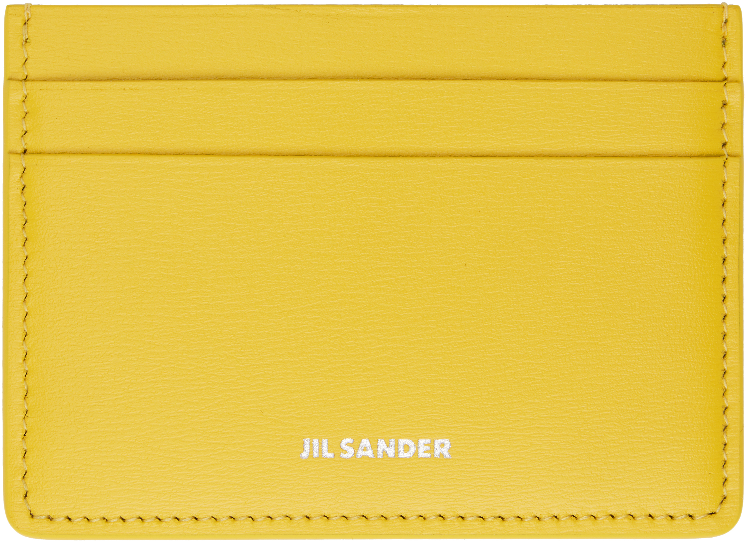 【関税込み】Jil Sander イエロー クレジットカードケース JIL SANDER ジルサンダー 財布 L字ファスナー財布/カードケース