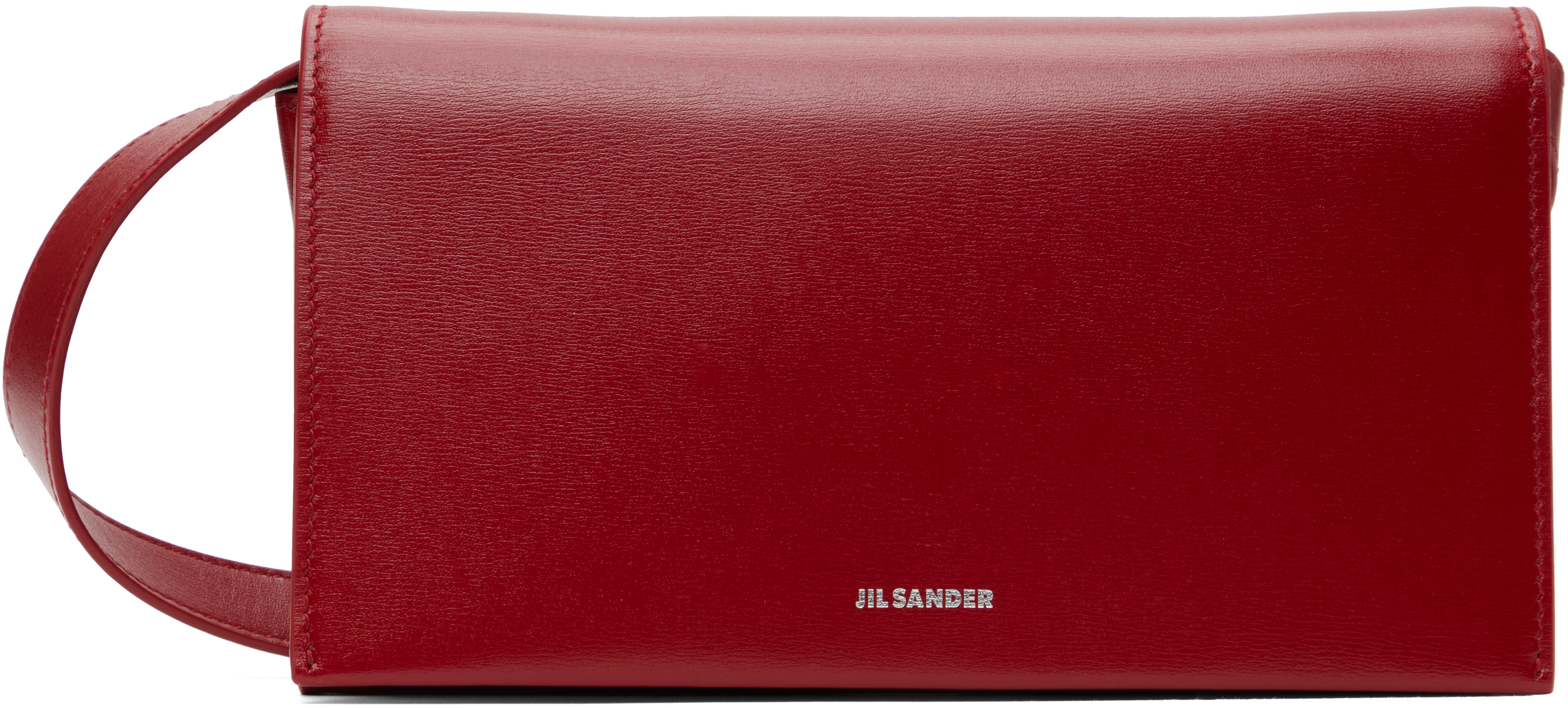 Jil Sander All-day Cross Body Bag In 609 Cedar Red