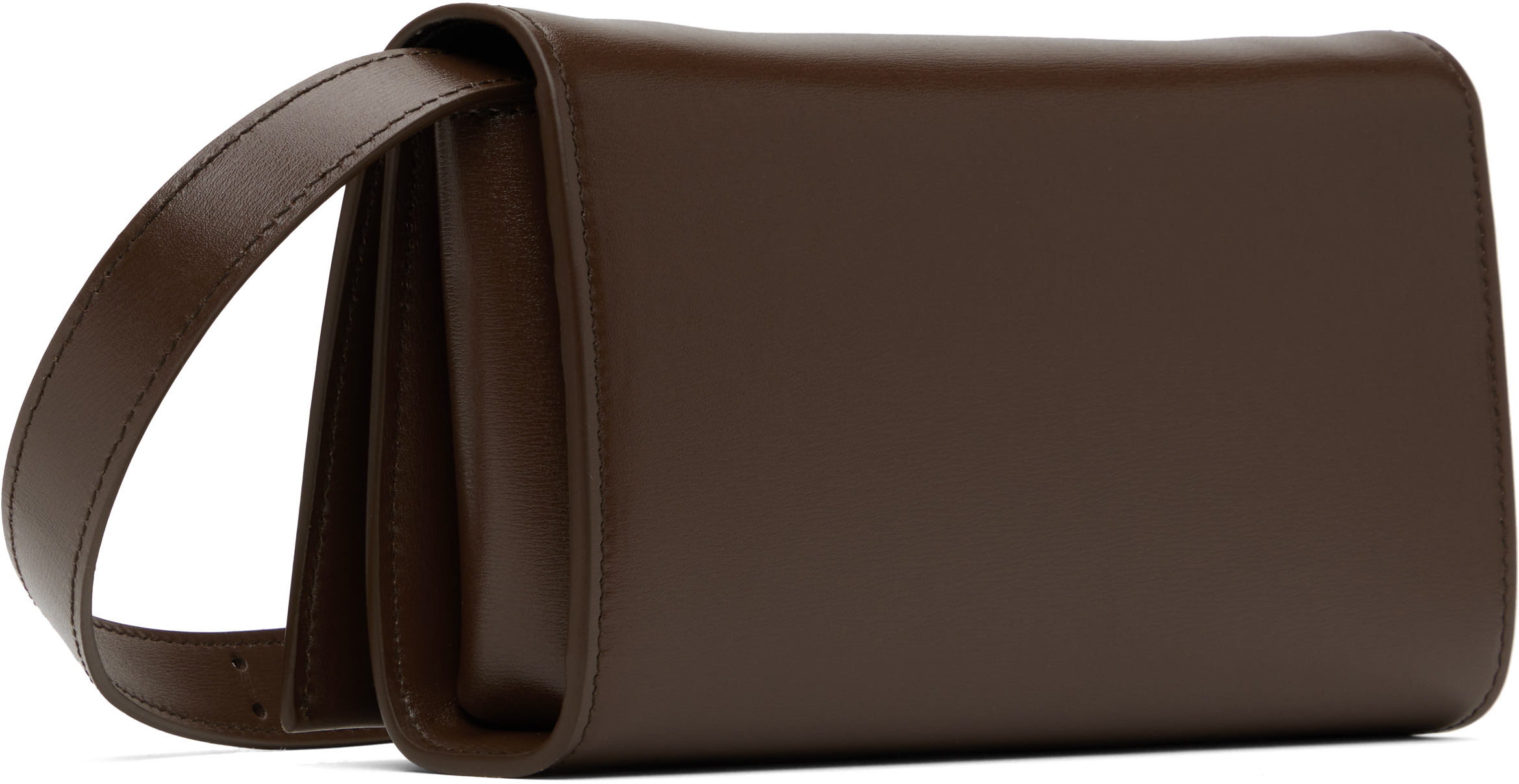 Jil Sander Burgundy All-day Bag In 205 Dark Earth