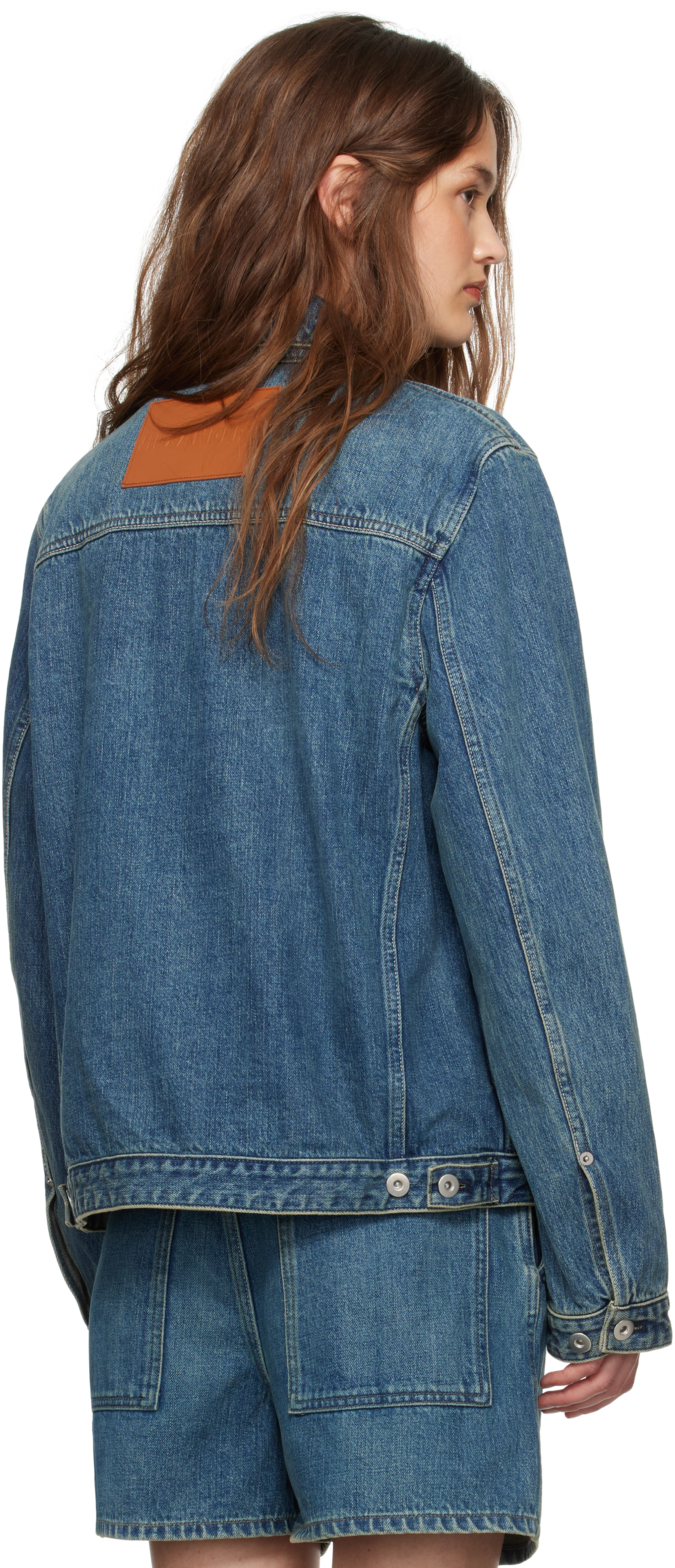 Jil Sander Blue Regular Fit Denim Jacket In 420 *