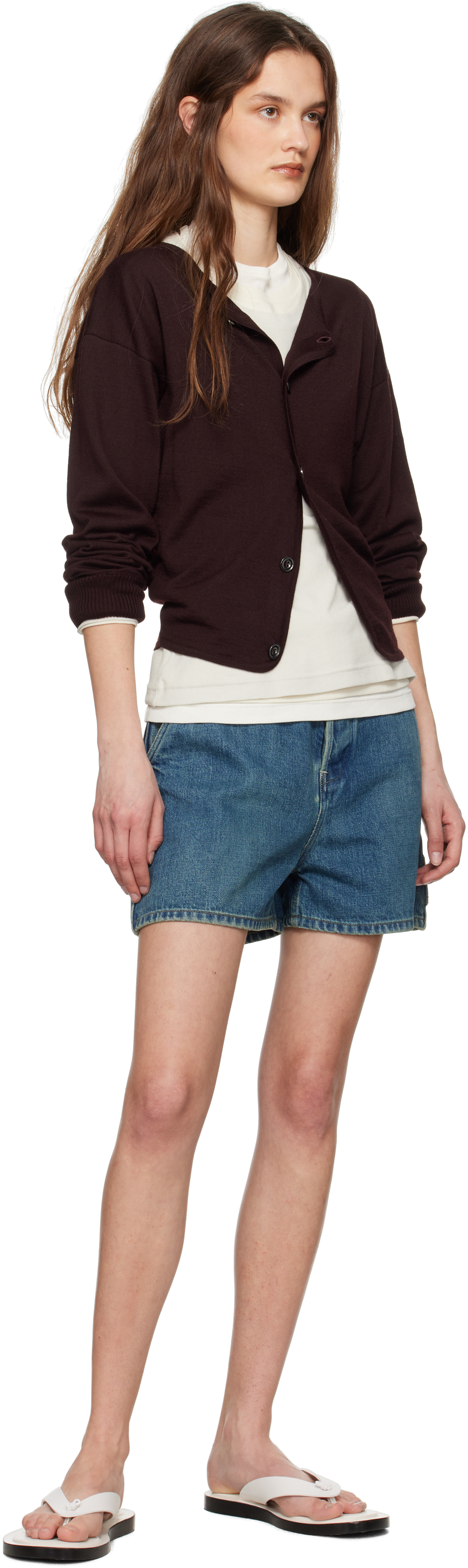 Jil Sander Blue Regular Fit Denim Shorts In 420 *