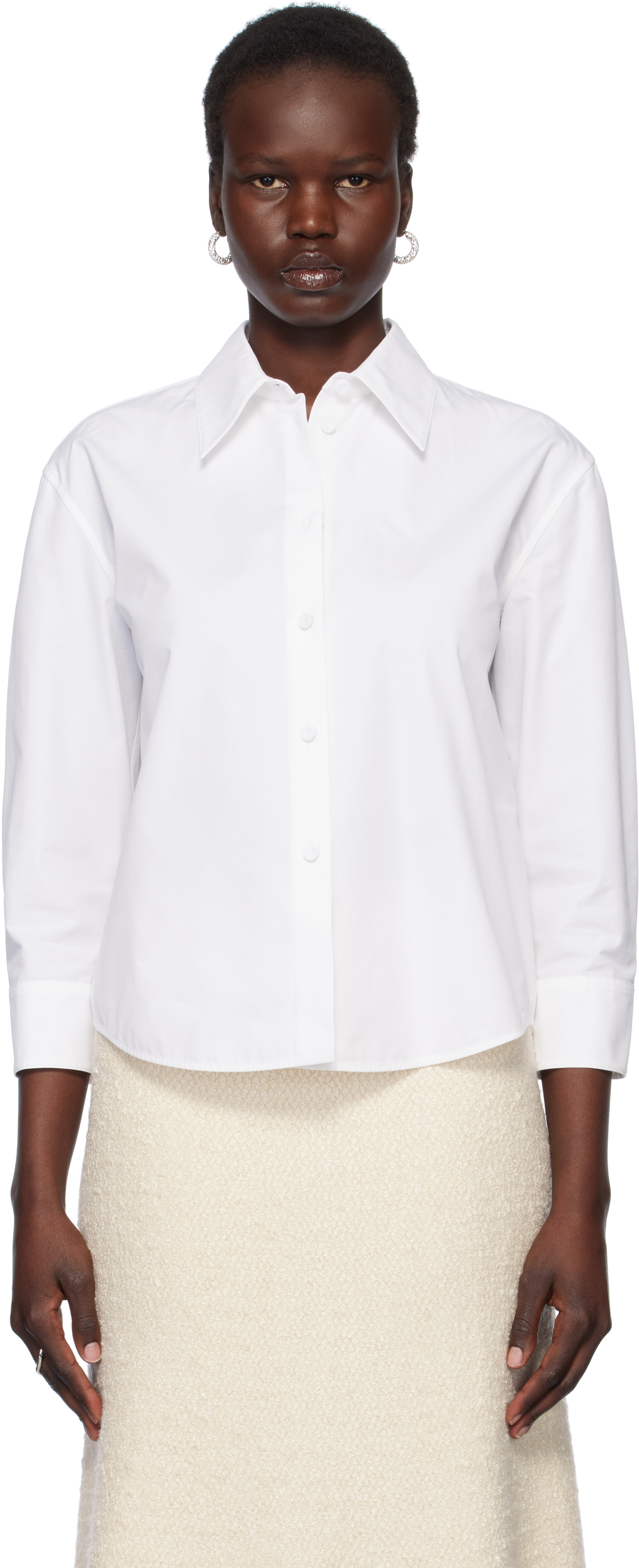 Jil Sander Shirt Woman Color White In 100 Optic White