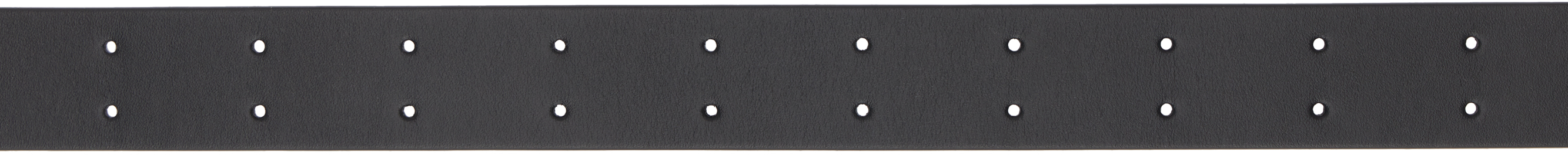 Jil Sander Black Cannolo Belt In 001 Black