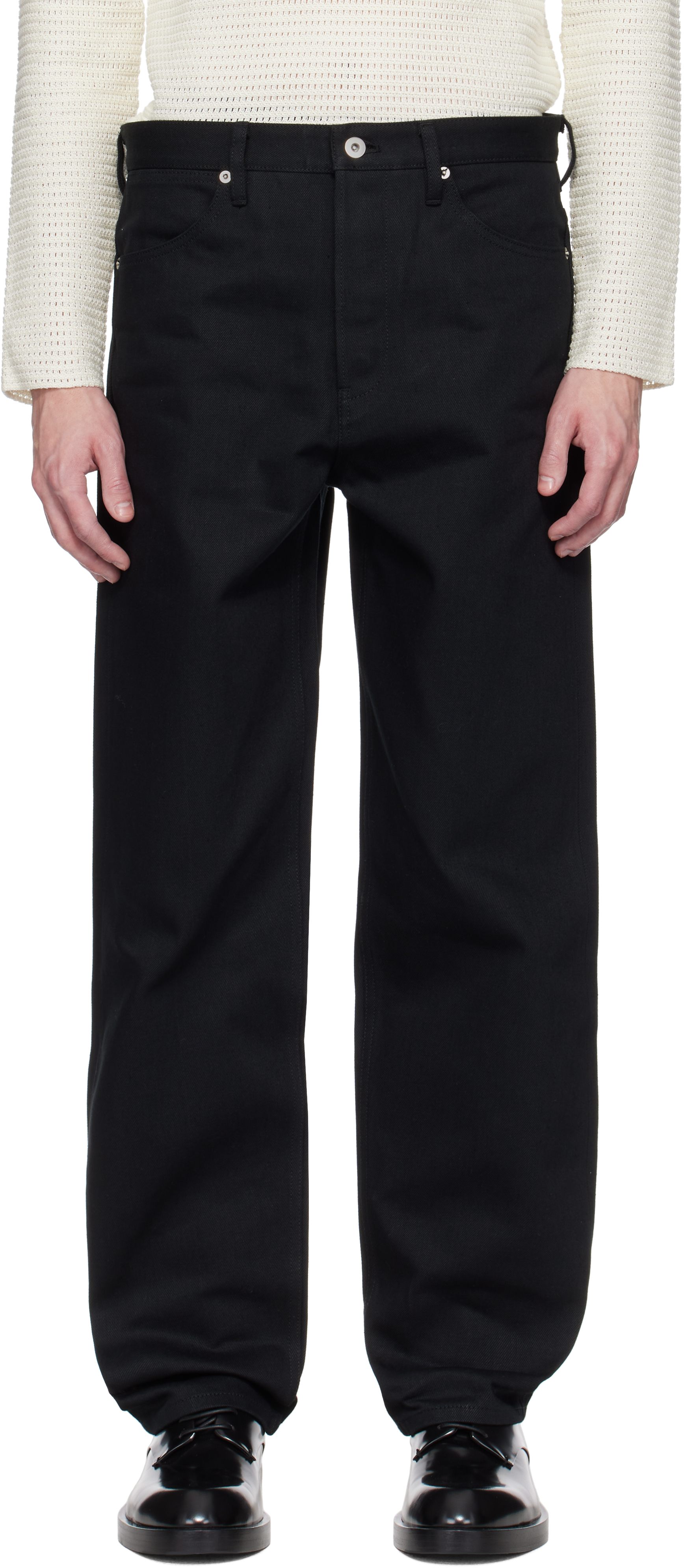 Black Regular Jeans
