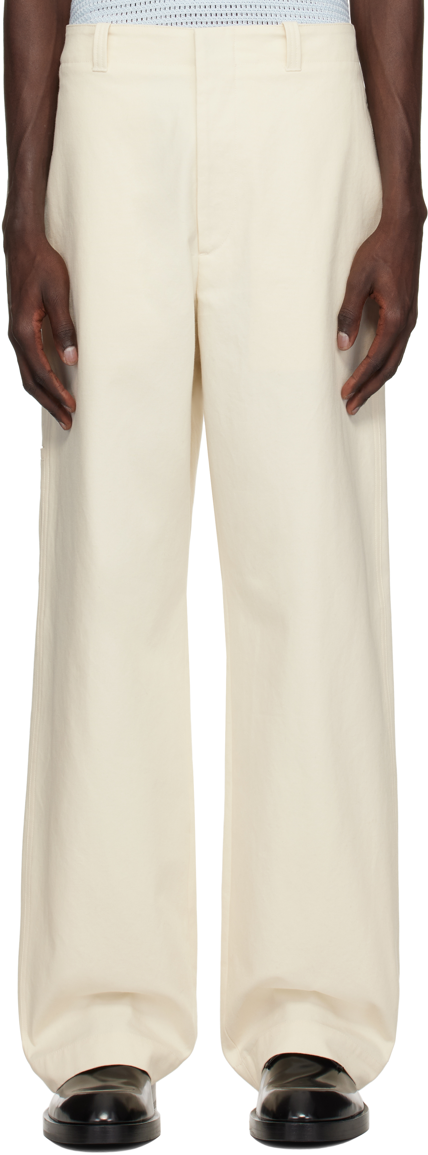 Off-White Heavy Cotton Canvas Trousers